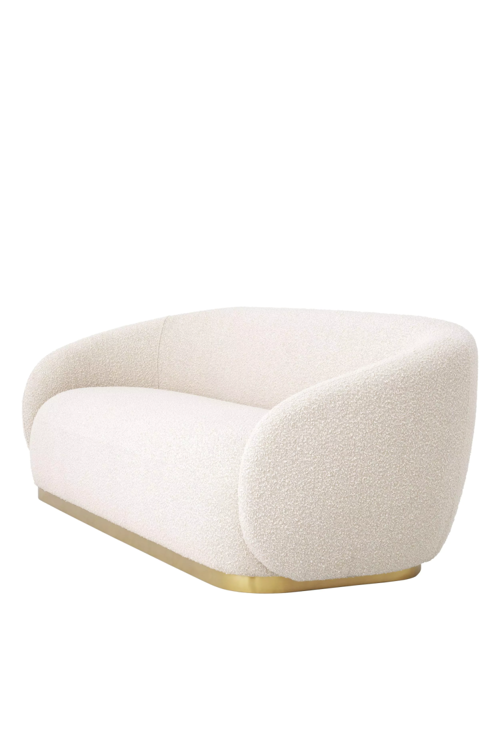 Brushed Brass Base Sofa | Eichholtz Brice | Oroa.com