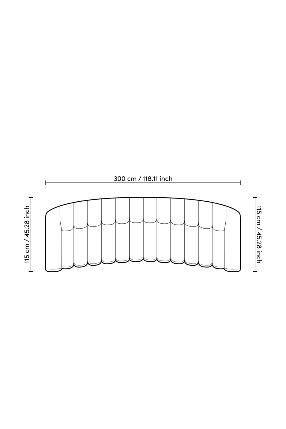 Channeled Boucle Sofa L | Eichholtz Kelly