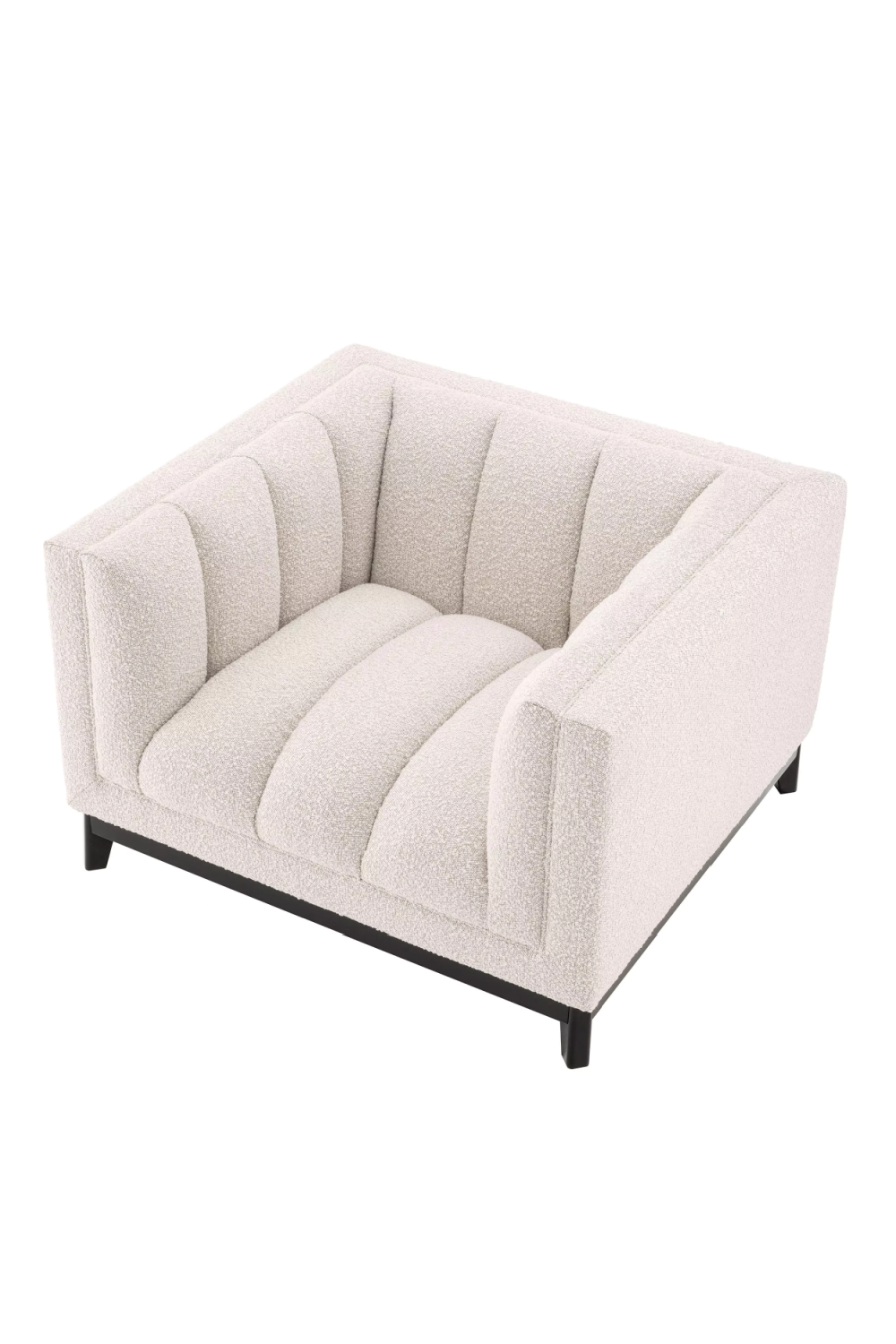 Channeled Boxy Lounge Chair | Eichholtz Ditmar | Oroa.com