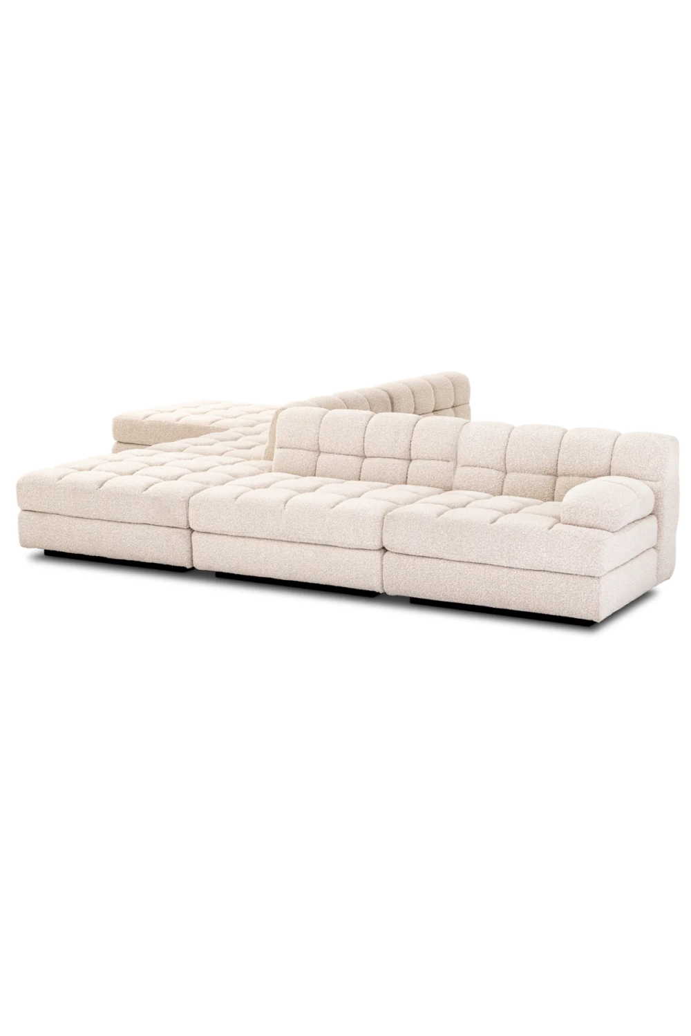 Cream Boucle Modern Sofa | Eichholtz Dean