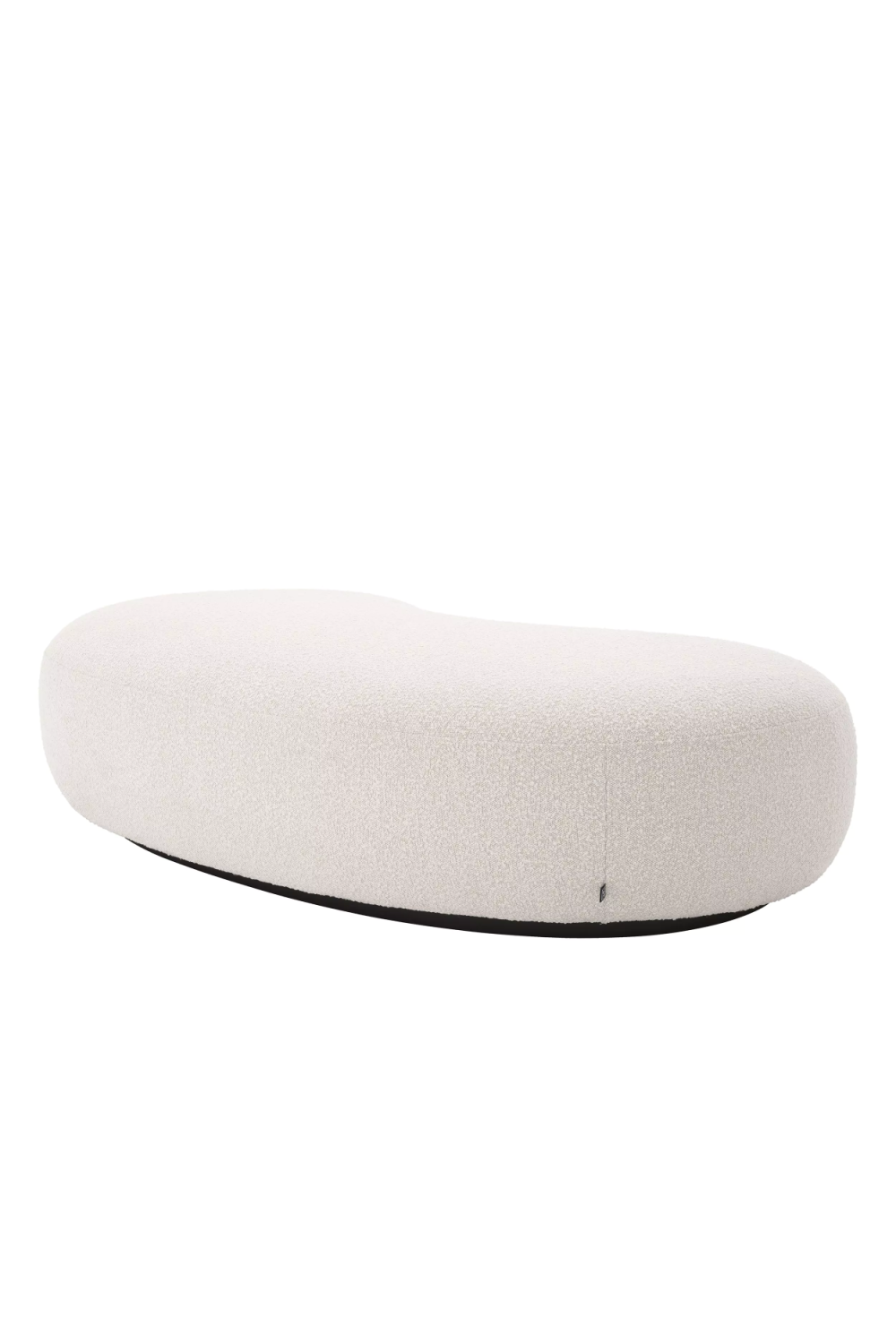 Bouclé Cream Curve Bench | Eichholtz Björn | Oroa.com