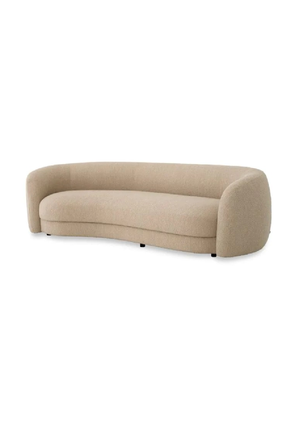 Boucle Curved Sofa | Eichholtz Blaine | Oroa.com