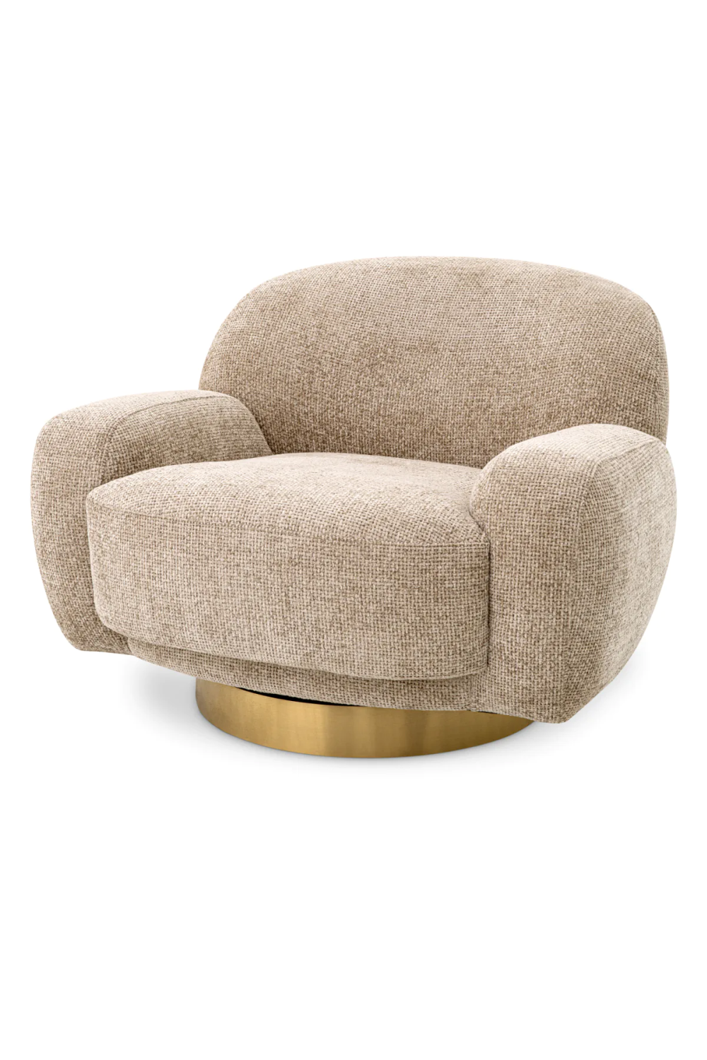 Organic Shape Swivel Lounge Chair | Eichholtz Udine | Oroa.com