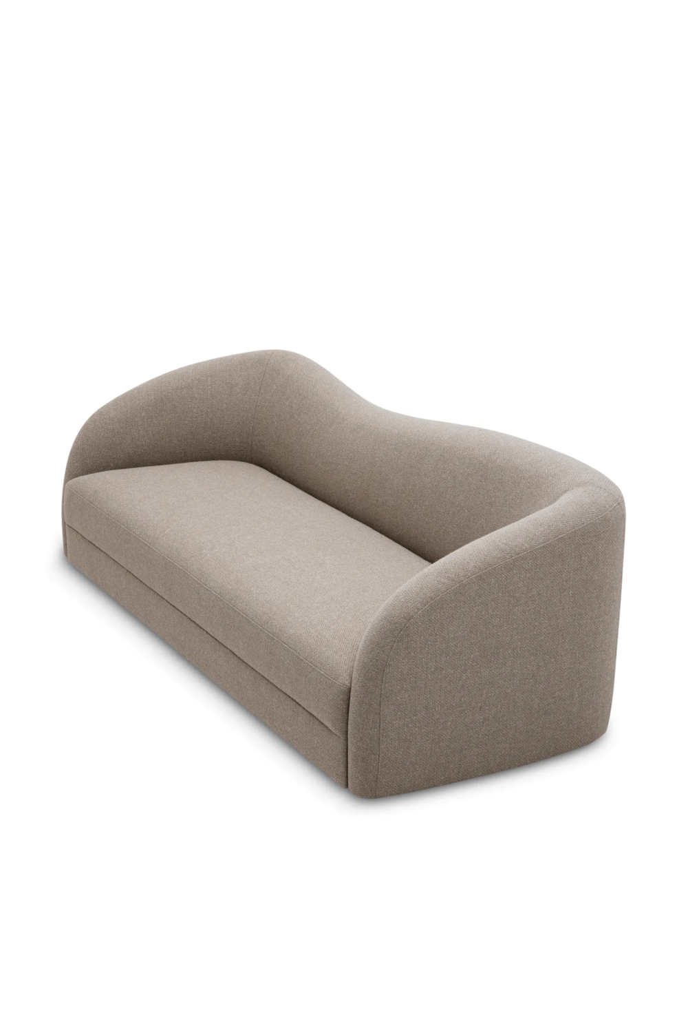 Greige Curved Sofa | Eichholtz Divisadero | Oroa.com