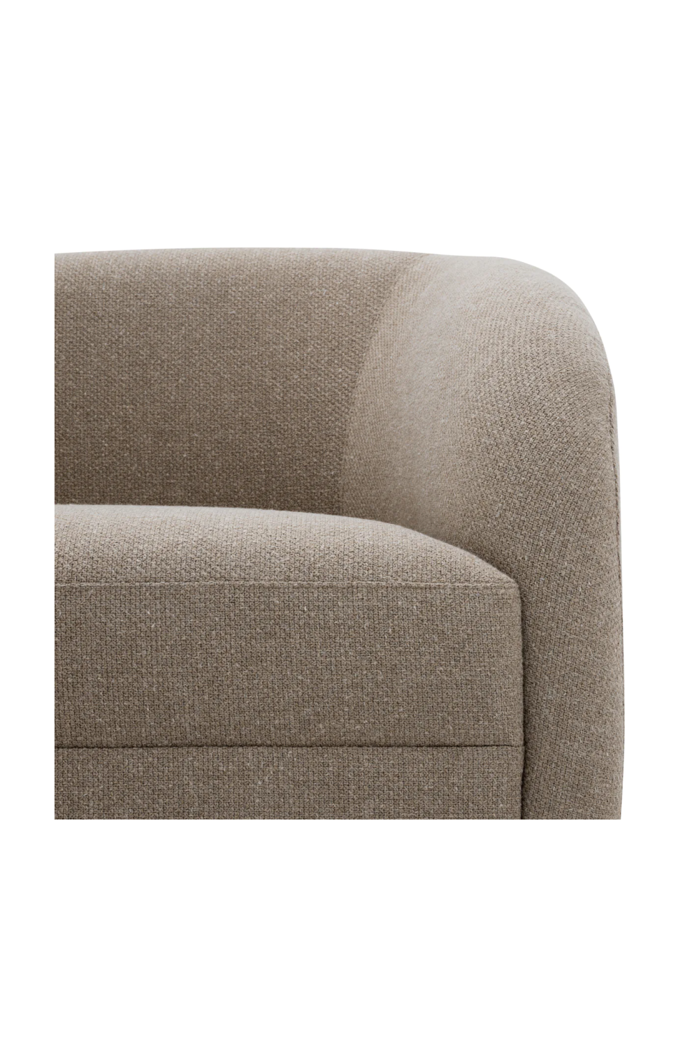 Greige Curved Sofa | Eichholtz Divisadero | Oroa.com