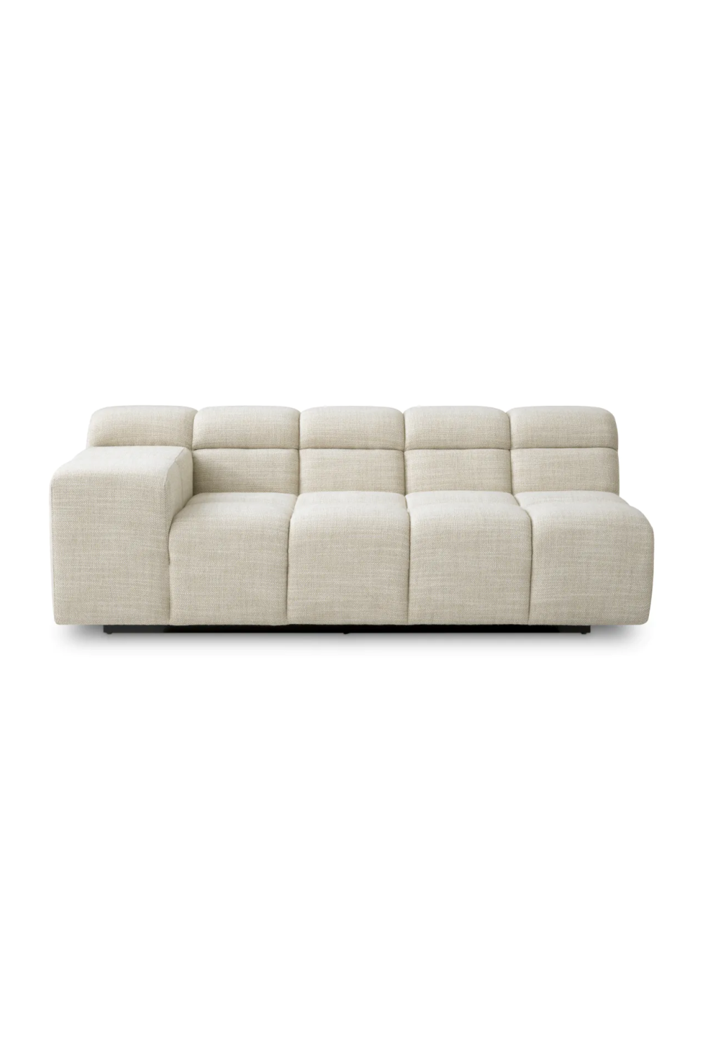 Beige Grid-Tufted Modular Sofa | Eichholtz Hunter | Oroa.com