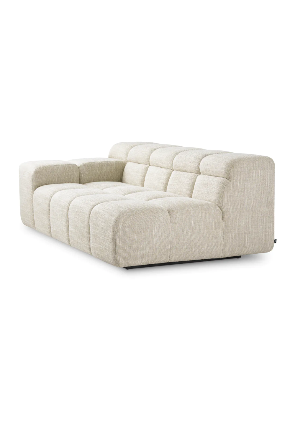 Beige Grid-Tufted Modular Sofa | Eichholtz Hunter | Oroa.com