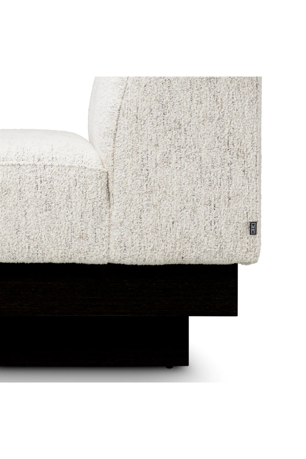 White Armless Lounge Chair | Eichholtz Bastion | Oroa.com