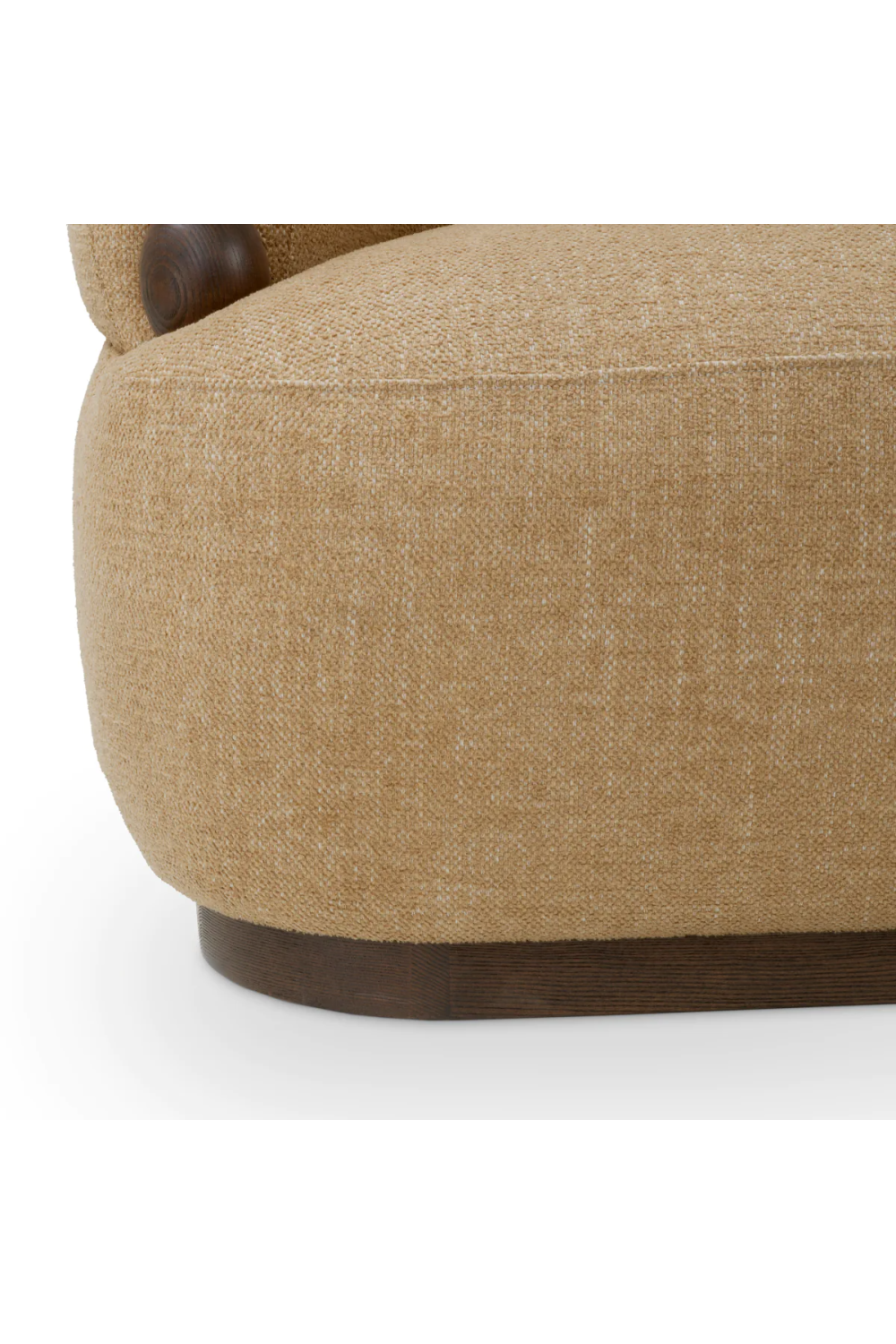 Wooden Accent Beige Lounge Chair | Eichholtz Grimaud | Oroa.com