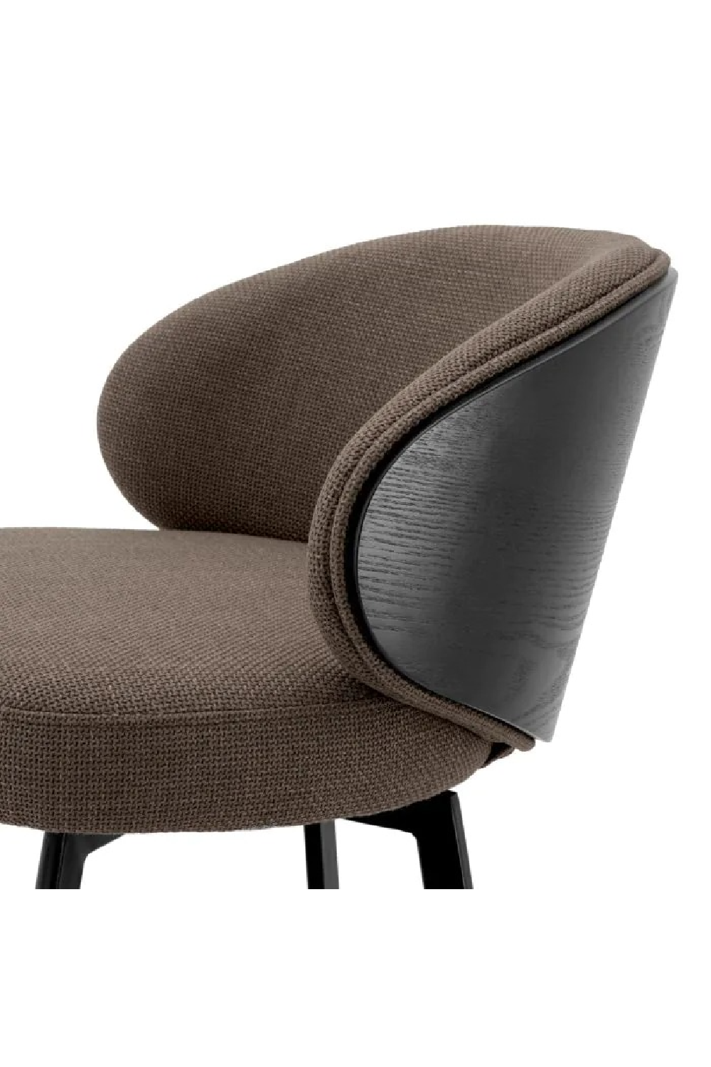 Curved Dark Gray Bar Stool | Eichholtz Camerota | Oroa.com