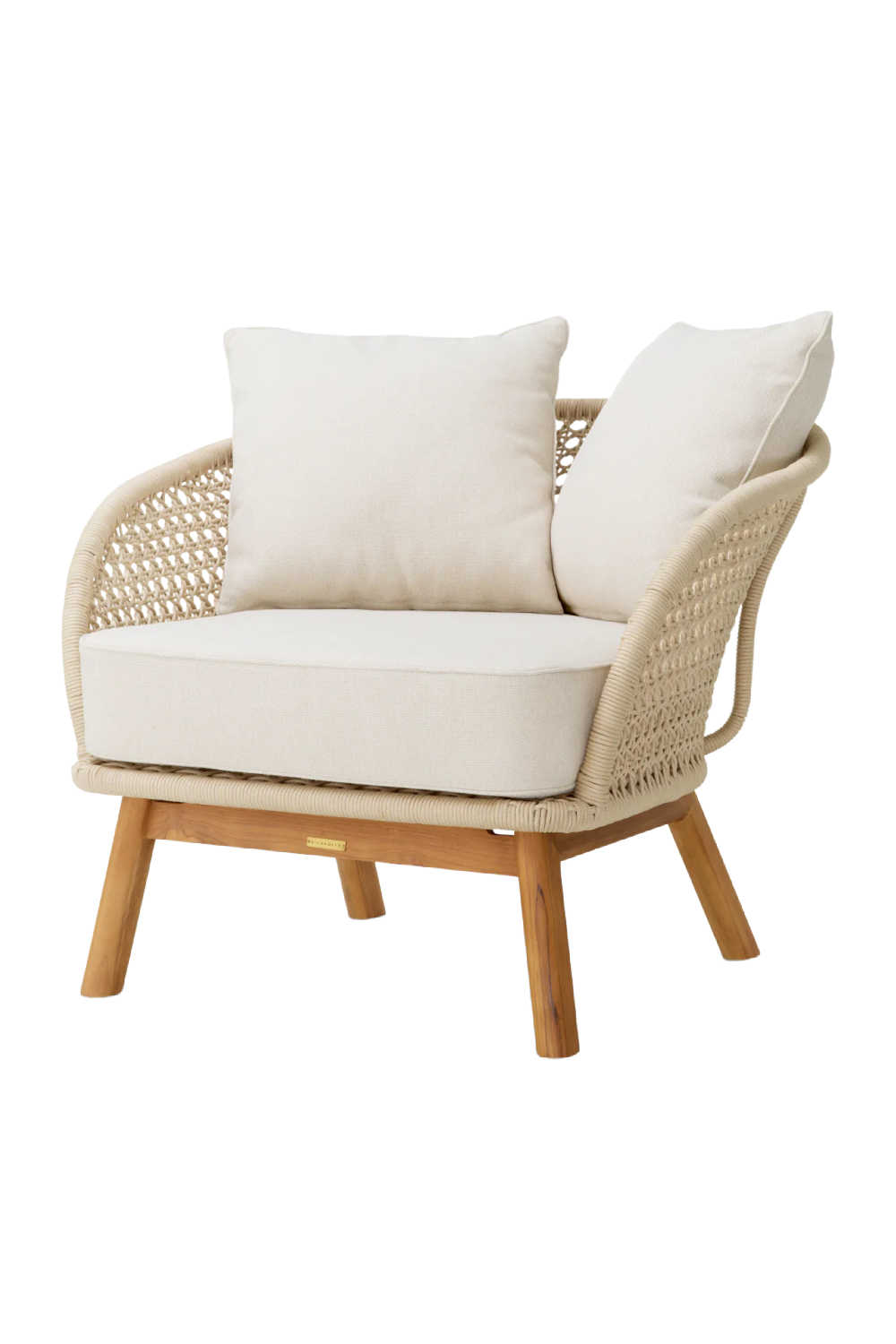 Cream Rope Outdoor Lounge Chair | Eichholtz Trinity | Oroa.com