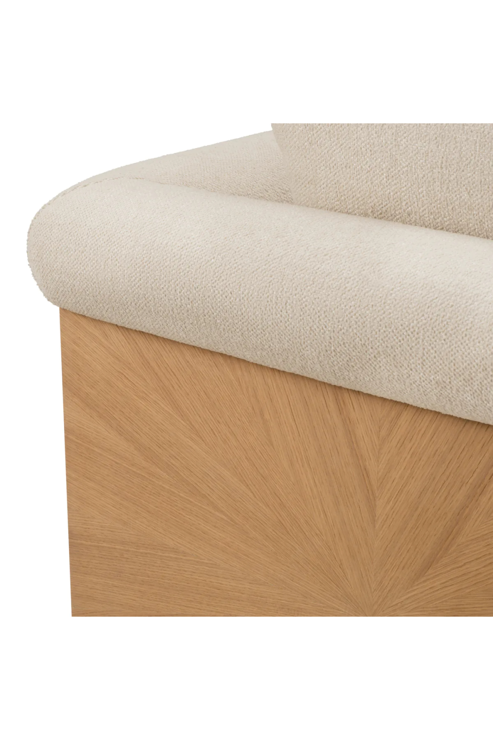 Ecru Fabric Lounge Chair | Eichholtz Amadeo | Oroa.com