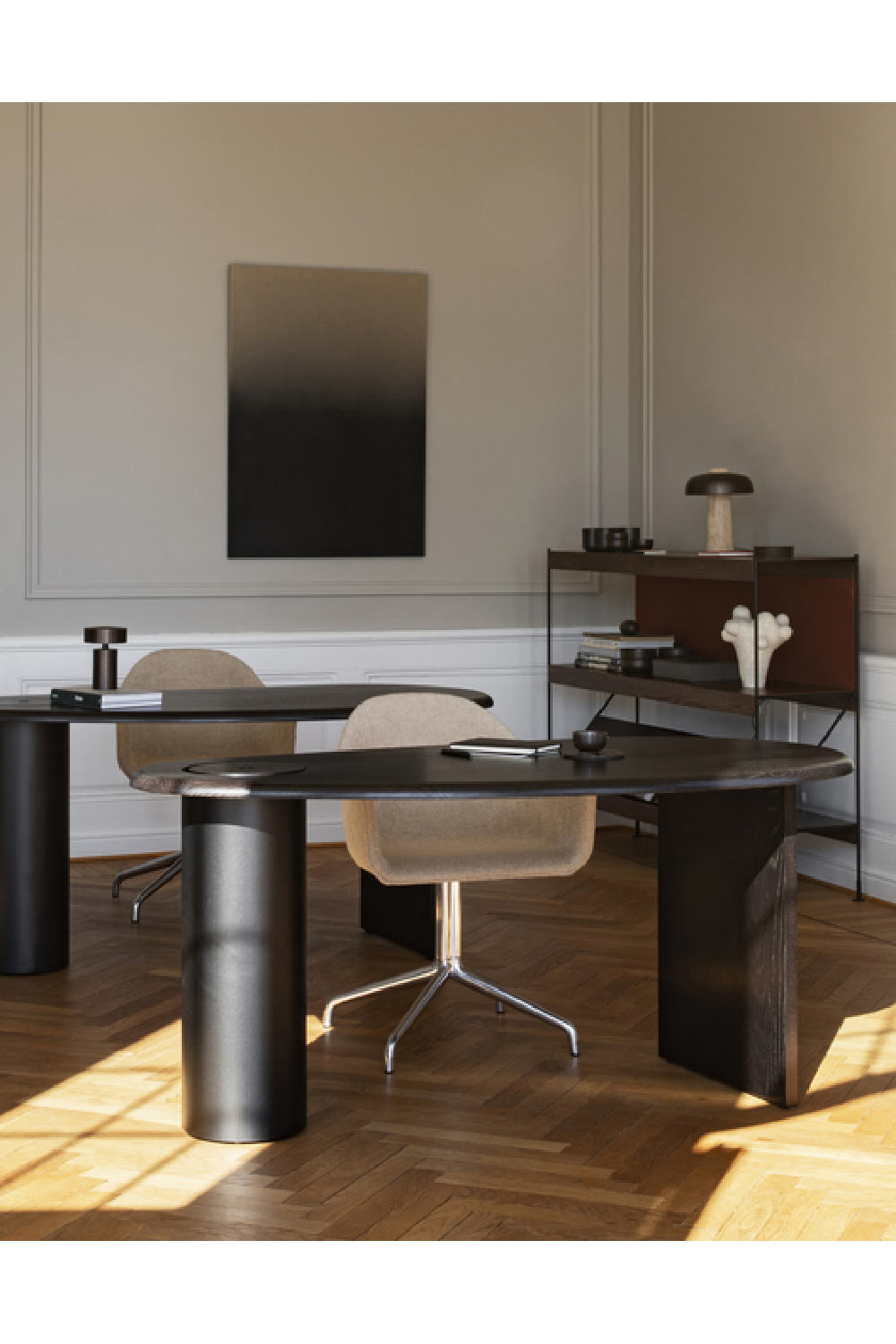 Hidden Storage Oak Desk | Audo Copenhagen The Eclipse | Oroa.com