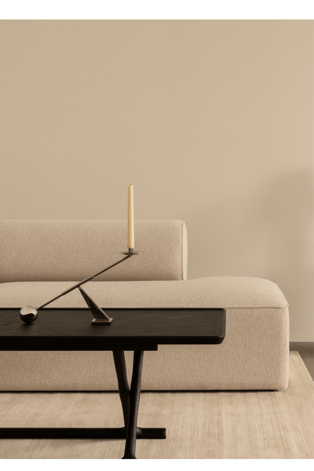 Oiled Wood Foldable Lounge Table | Audo Copenhagen Jager | Oroa.com