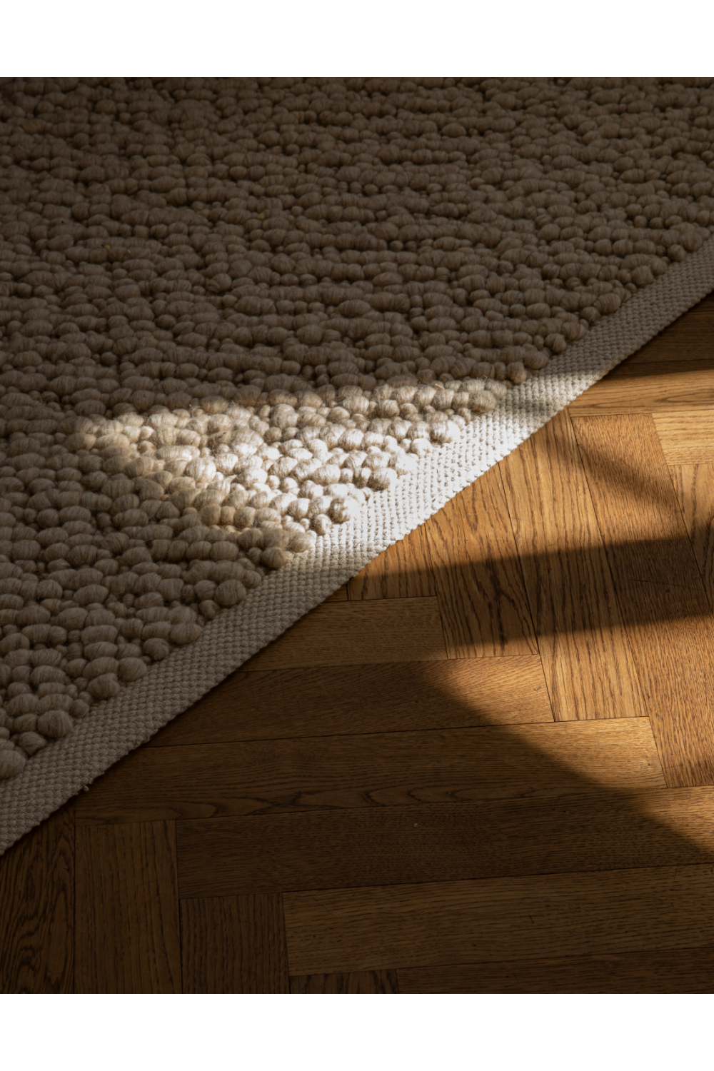 Woven Wool Rug | Audo Gravel | Oroa.com