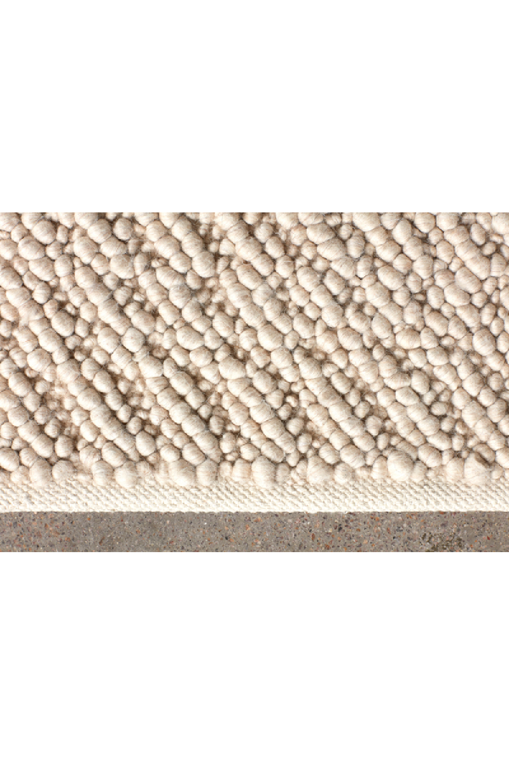 Woven Wool Rug | Audo Gravel | Oroa.com