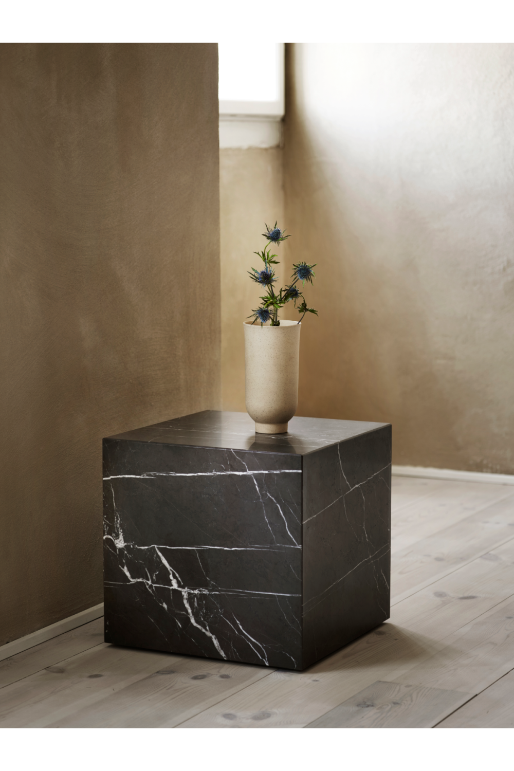 Stone Cubic Column | Audo Copenhagen Plinth | Oroa.com