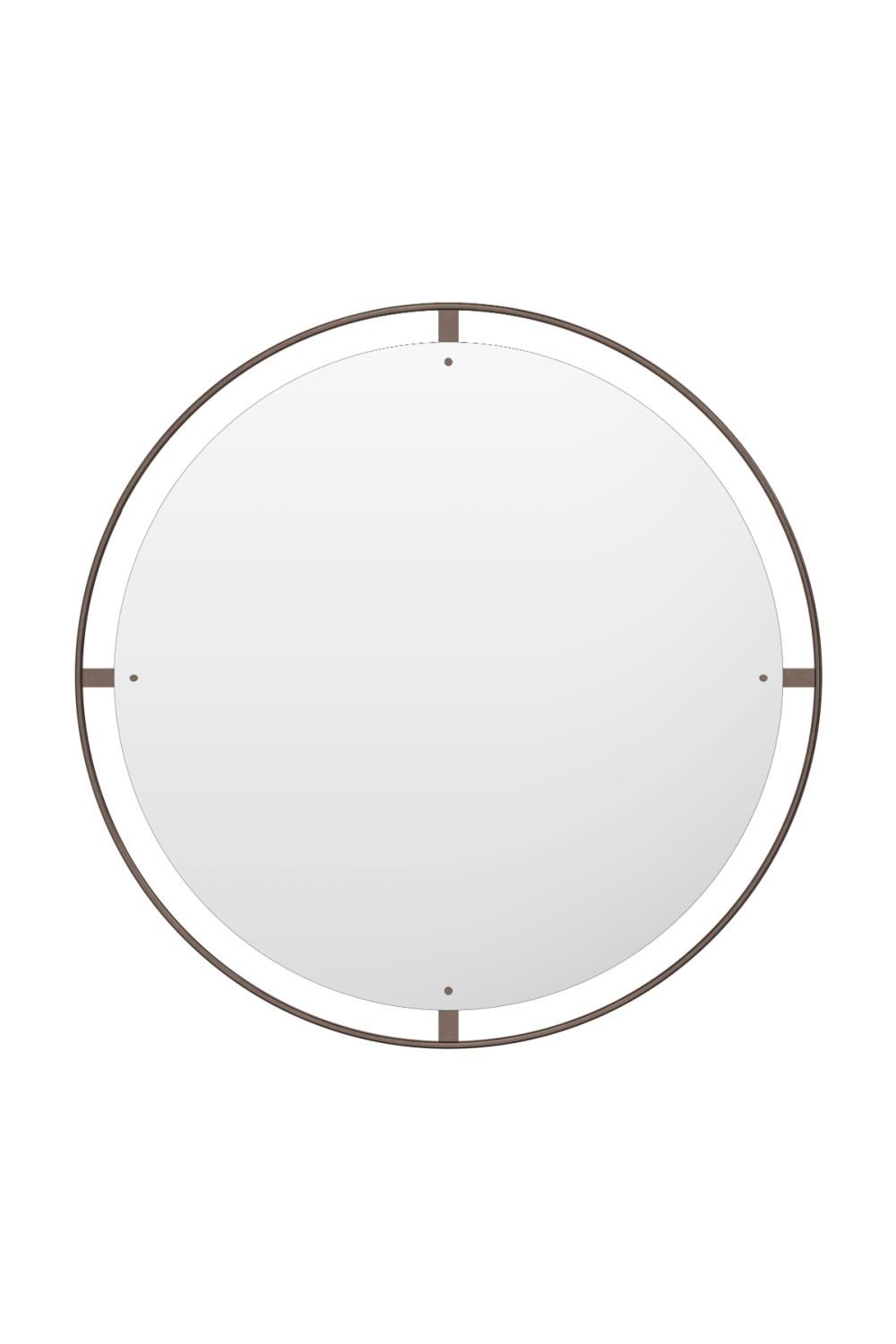Round Brass Mirror L | Audo Copenhagen Nimbus | Oroa.com