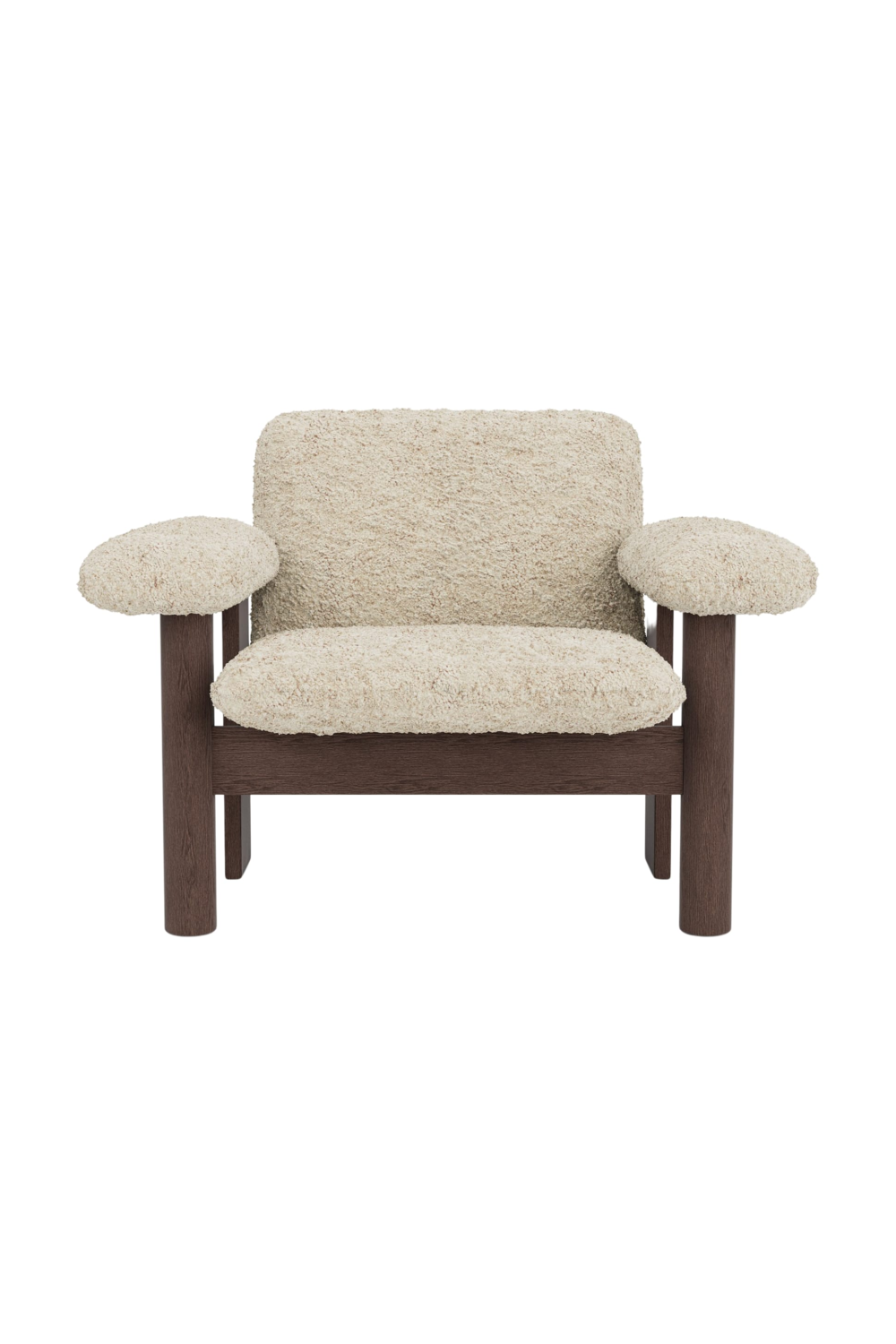 Low Back Sheep Skin Lounge Chair | Audo Copenhagen Brasilia | Oroa.com