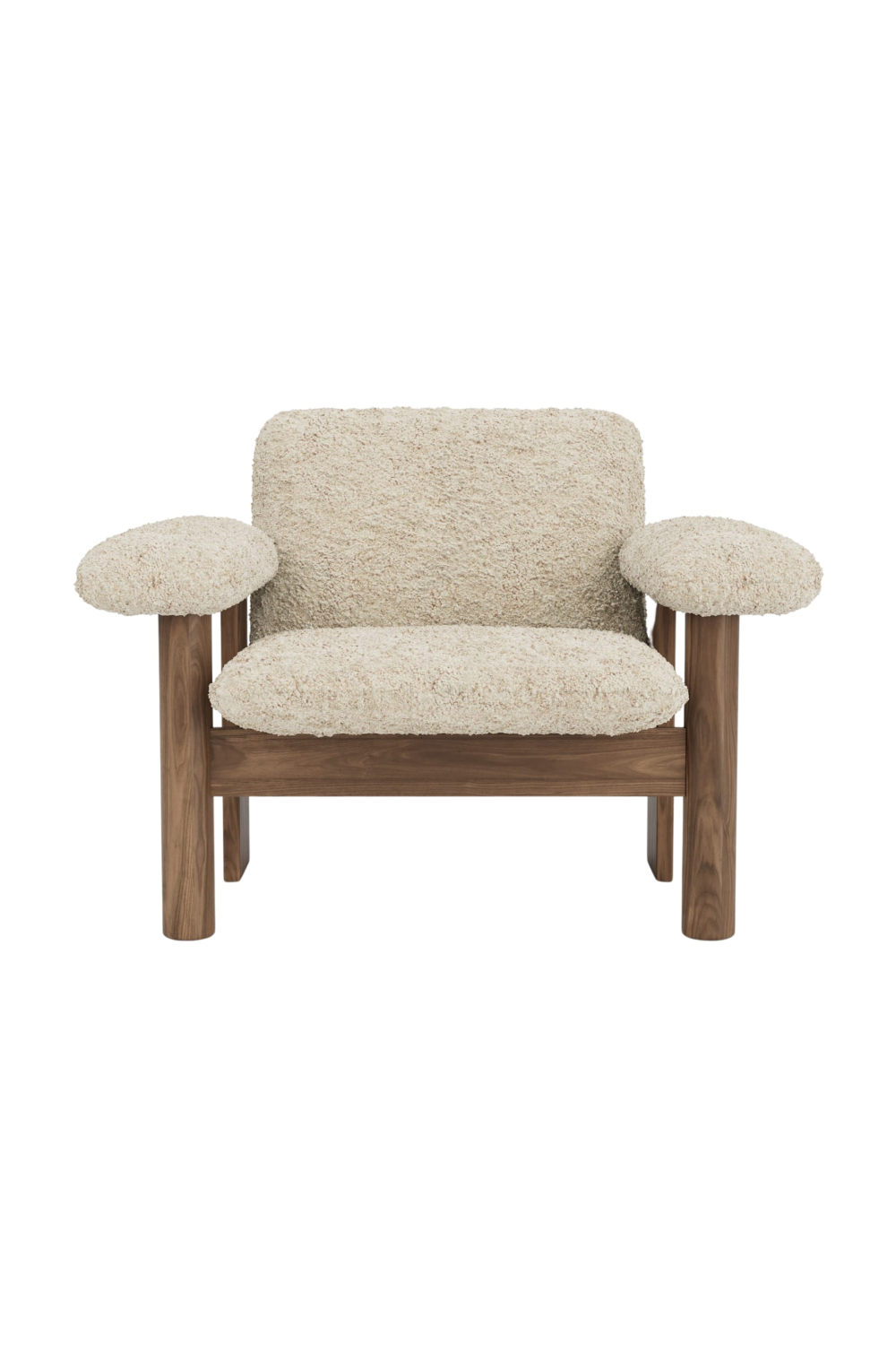 Low Back Sheep Skin Lounge Chair | Audo Copenhagen Brasilia | Oroa.com