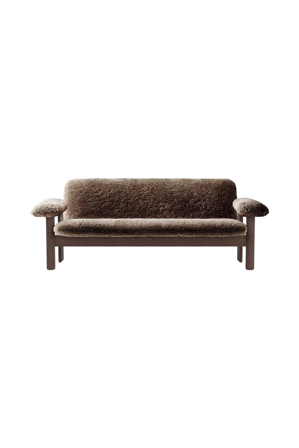 Oak Framed Sheepskin Sofa | Audo Copenhagen Brasilia | Oroa.com