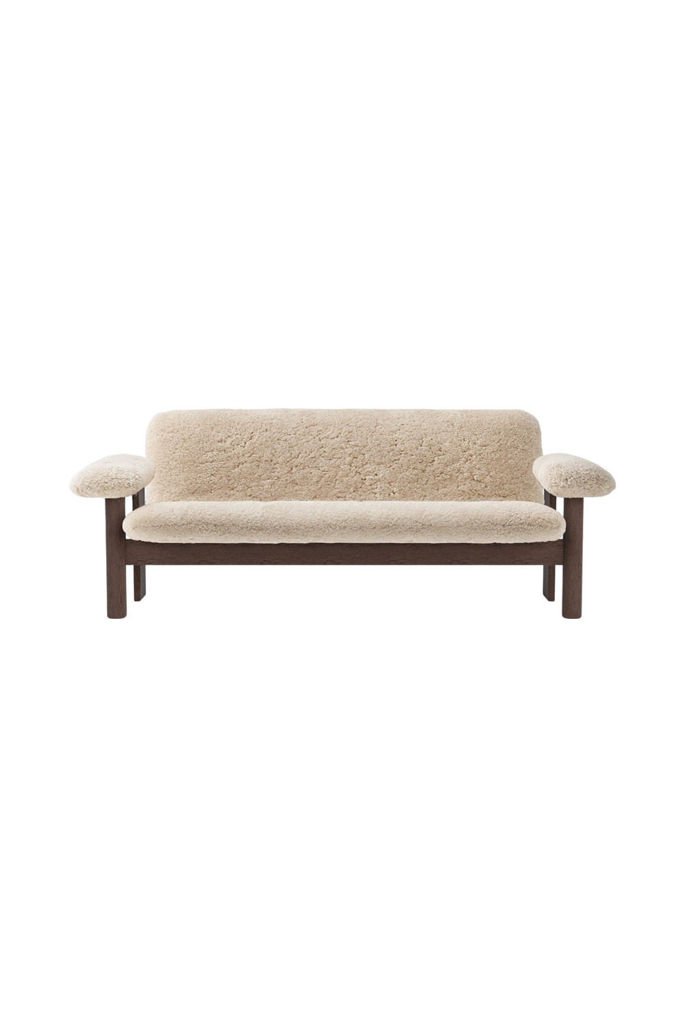 Oak Framed Sheepskin Sofa | Audo Copenhagen Brasilia | Oroa.com