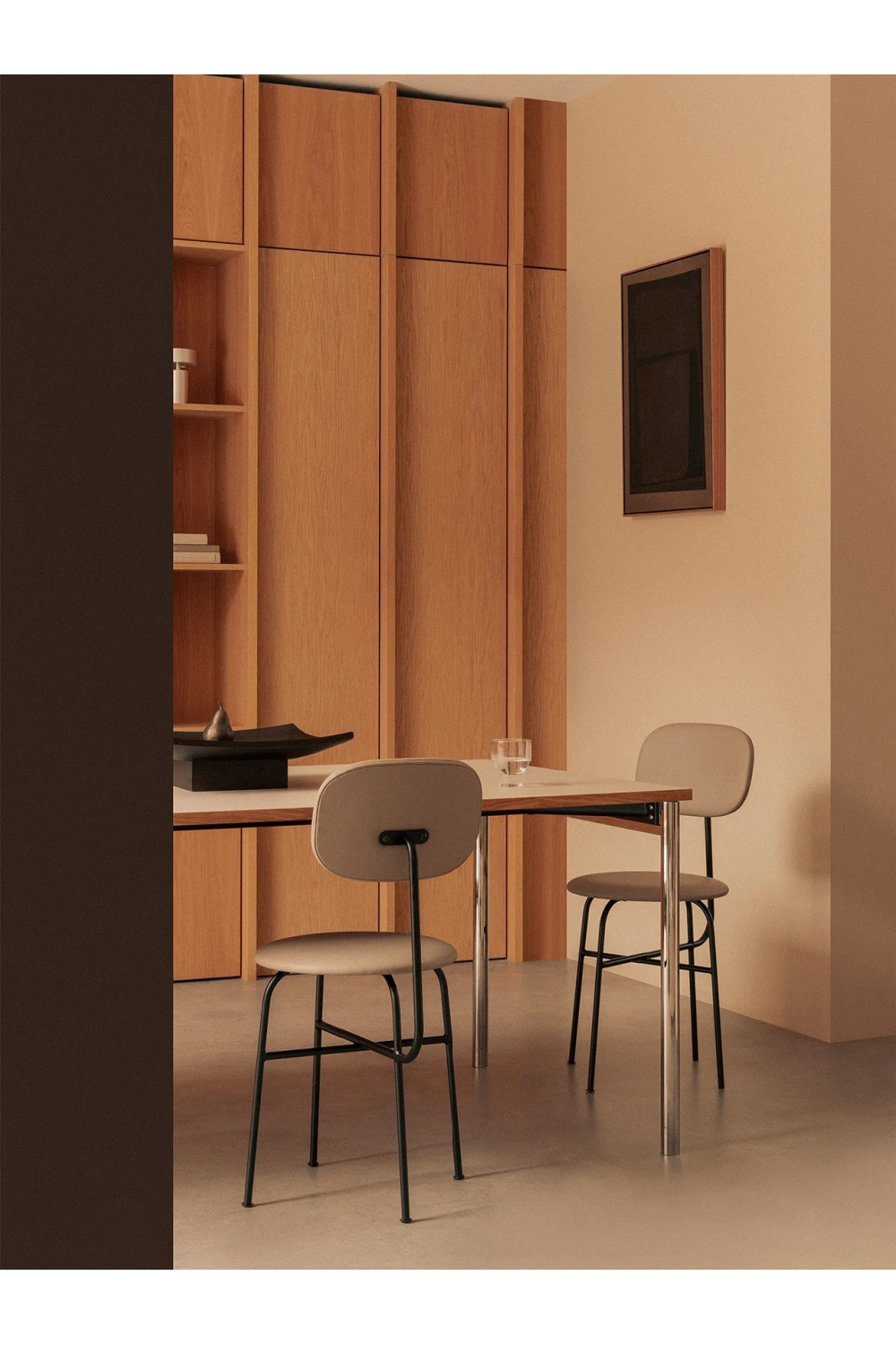 Minimalist Upholstered Dining Chair | Audo Copenhagen Afteroom | Oroa.com