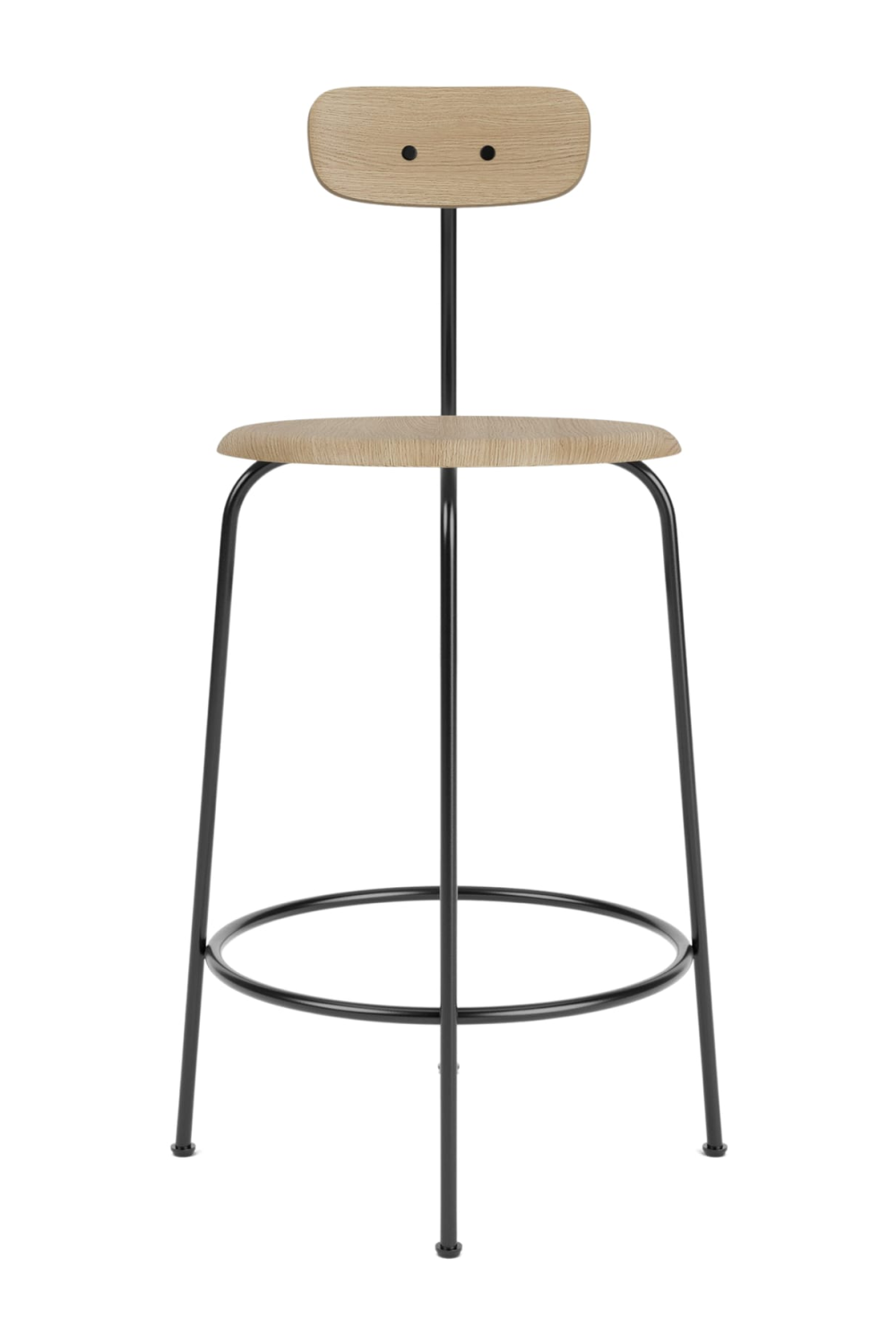 Short-Back Oak Counter Chair | Audo Copenhagen Afteroom | Oroa.com