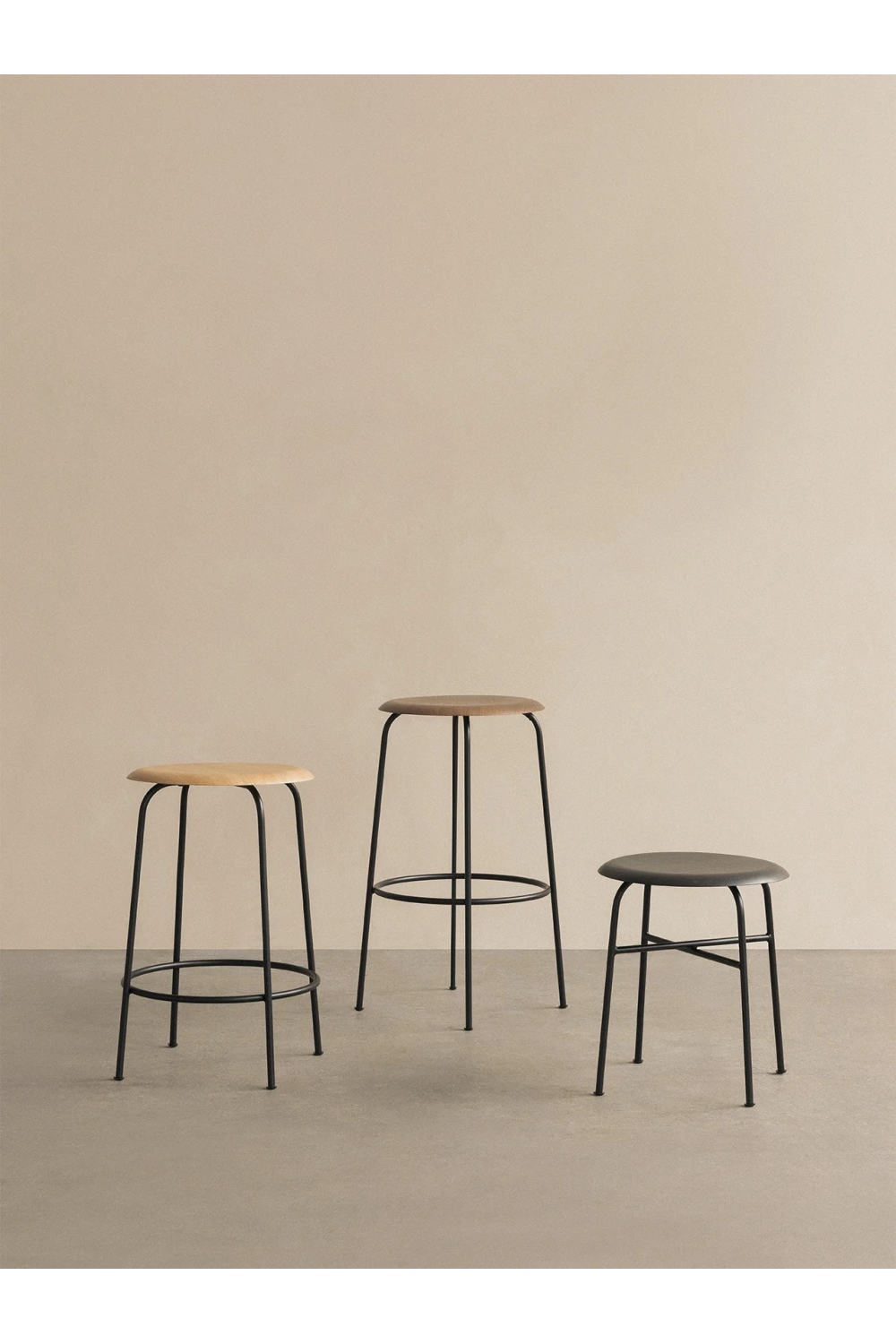 Wood Veneer Counter Stool | Audo Copenhagen Afteroom | Oroa.com