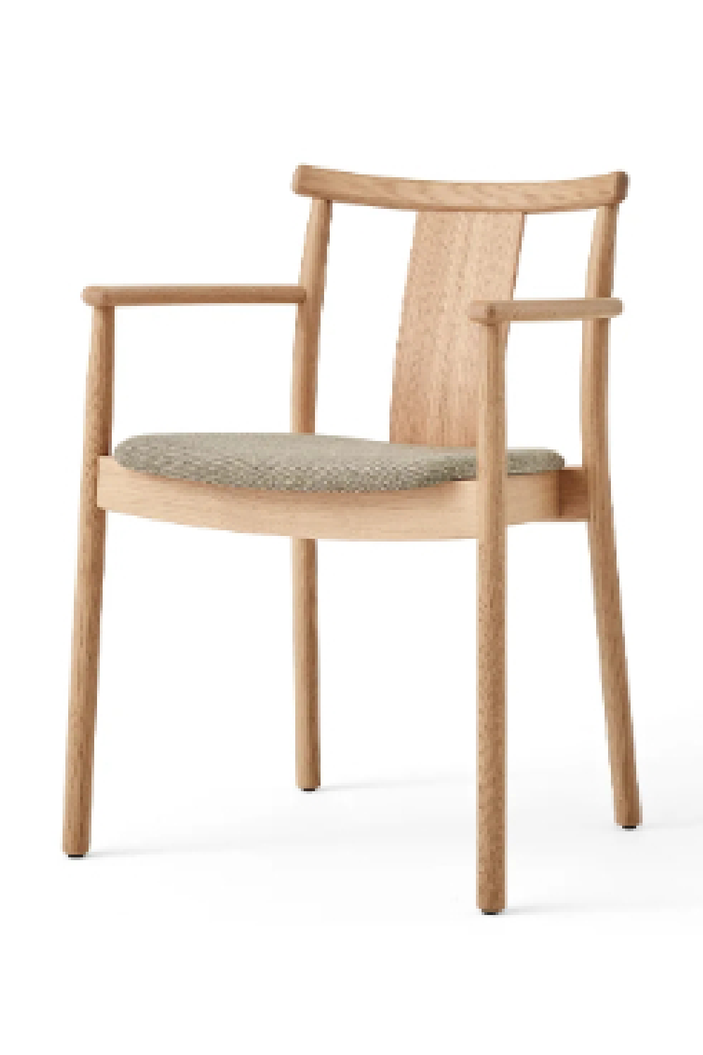 Upholstered Seat Oak Dining Armchair | Audo Copenhagen Merkur | Oroa.com