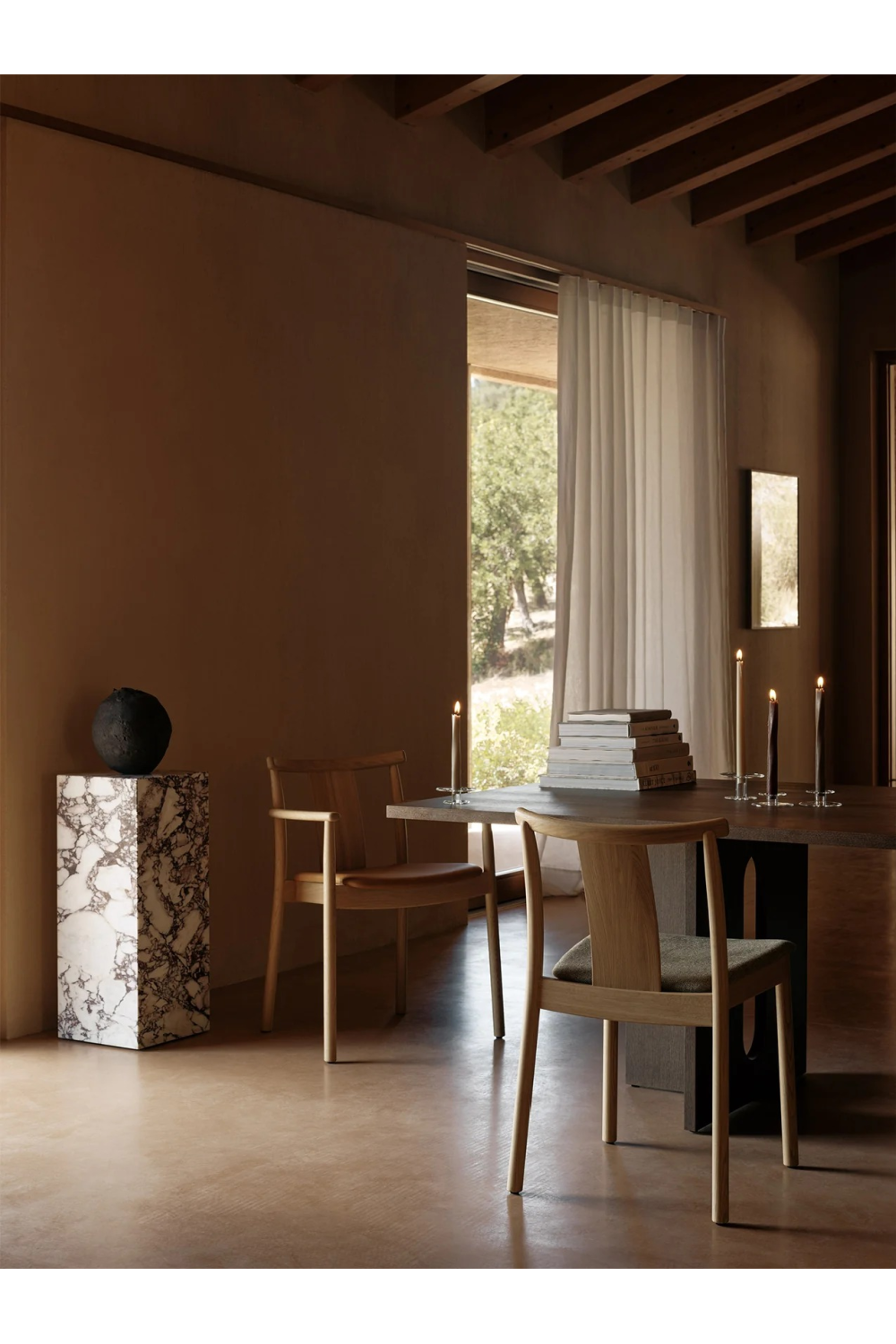 Solid Oak Dining Chair | Audo Copenhagen Merkur | Oroa.com