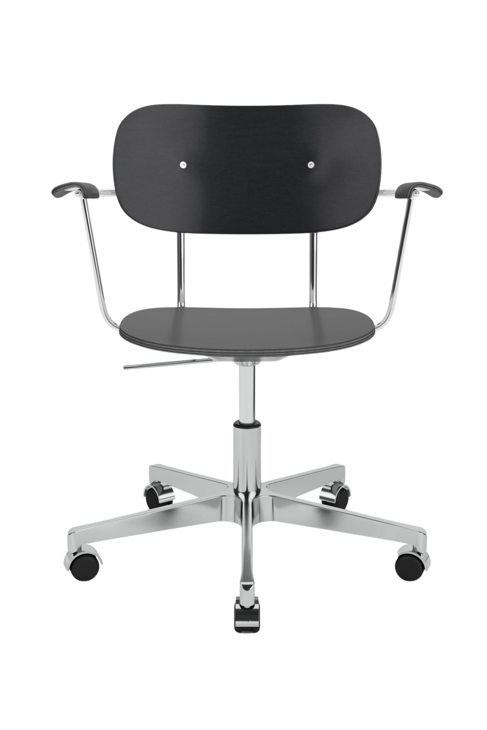 Aluminum Base Oak Swivel Chair | Audo Copenhagen Co Task
