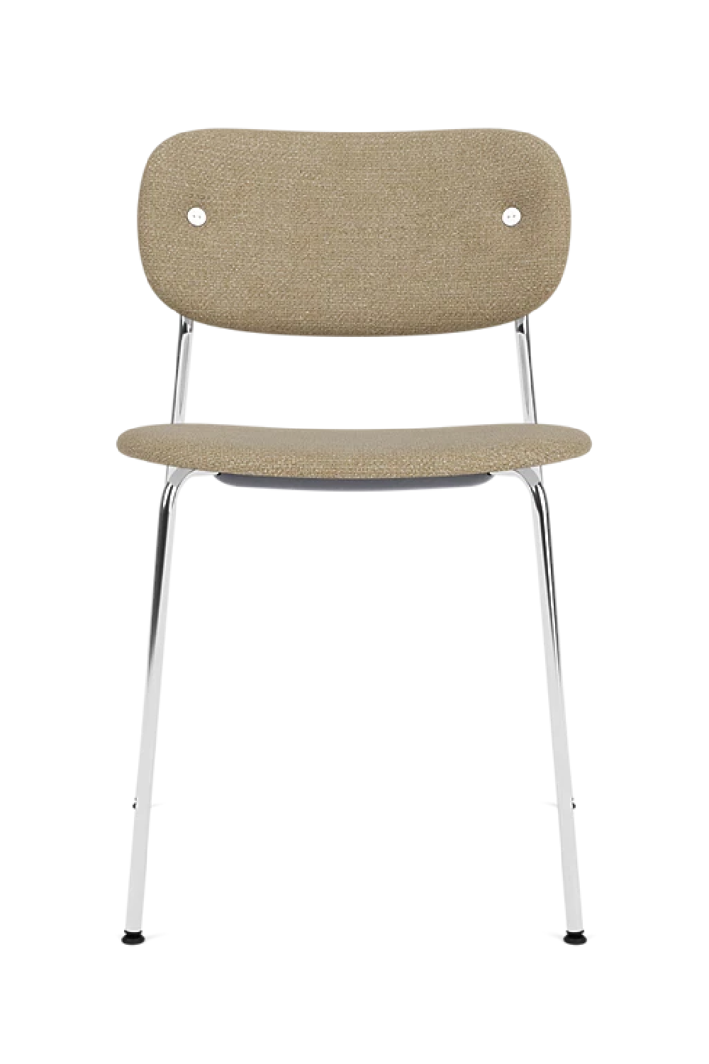 Chrome-Framed Upholstered Dining Chair | Audo Copenhagen Co | Oroa.com