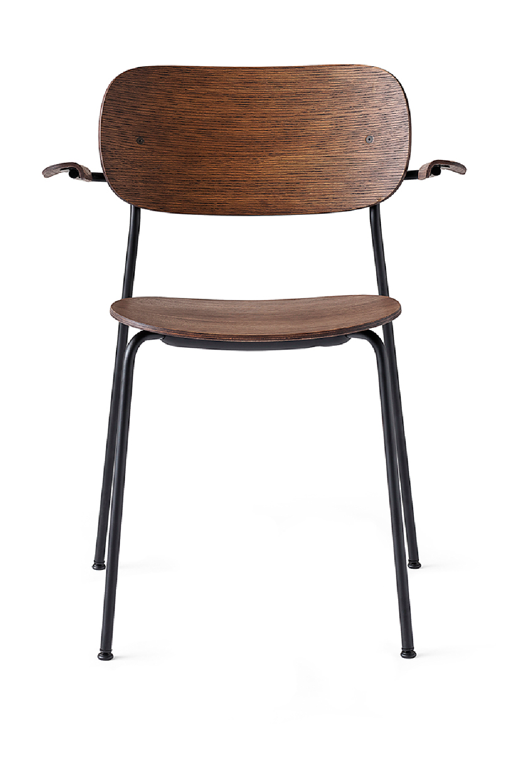Black Framed Oak Dining Armchair | Audo Copenhagen Co | Oroa.com
