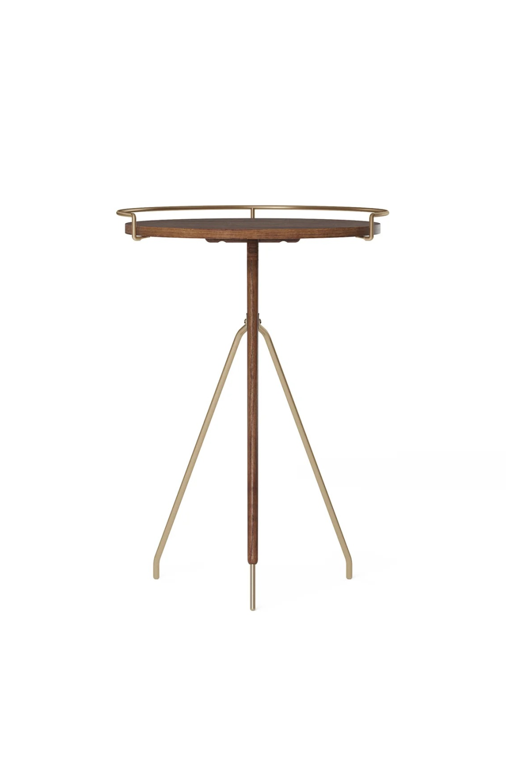 Solid Walnut Tripod Side Table | Audo Copenhagen Umanoff | Oroa.com