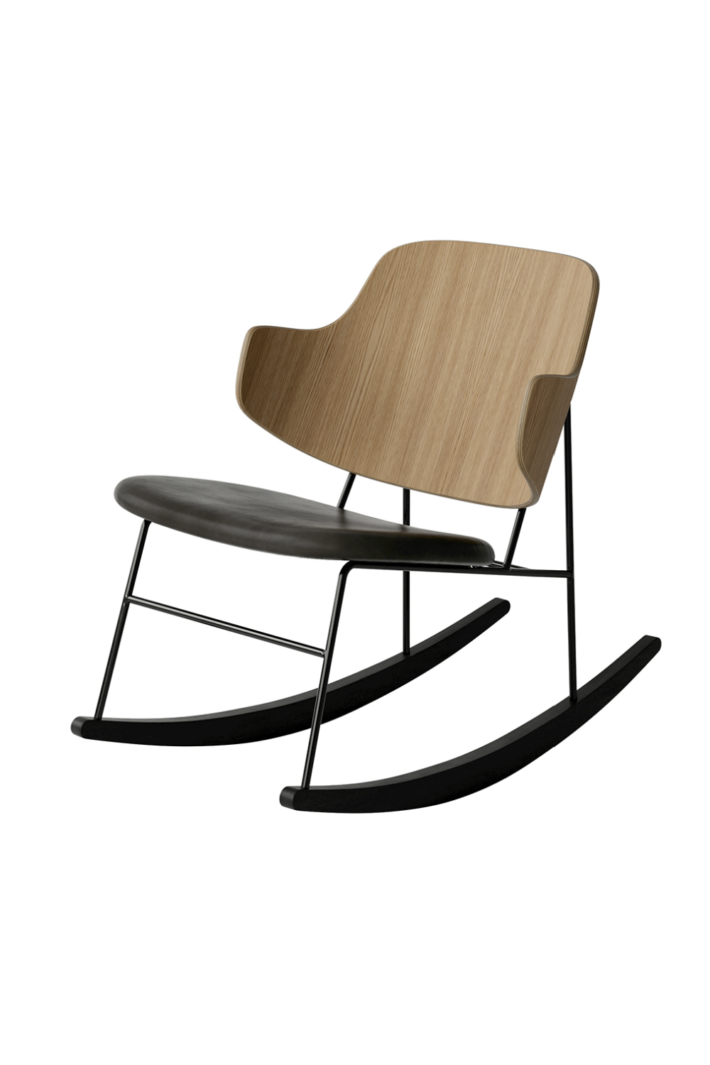 Wooden Back Rocking Chair | Audo Copenhagen The Penguin | Oroa.com