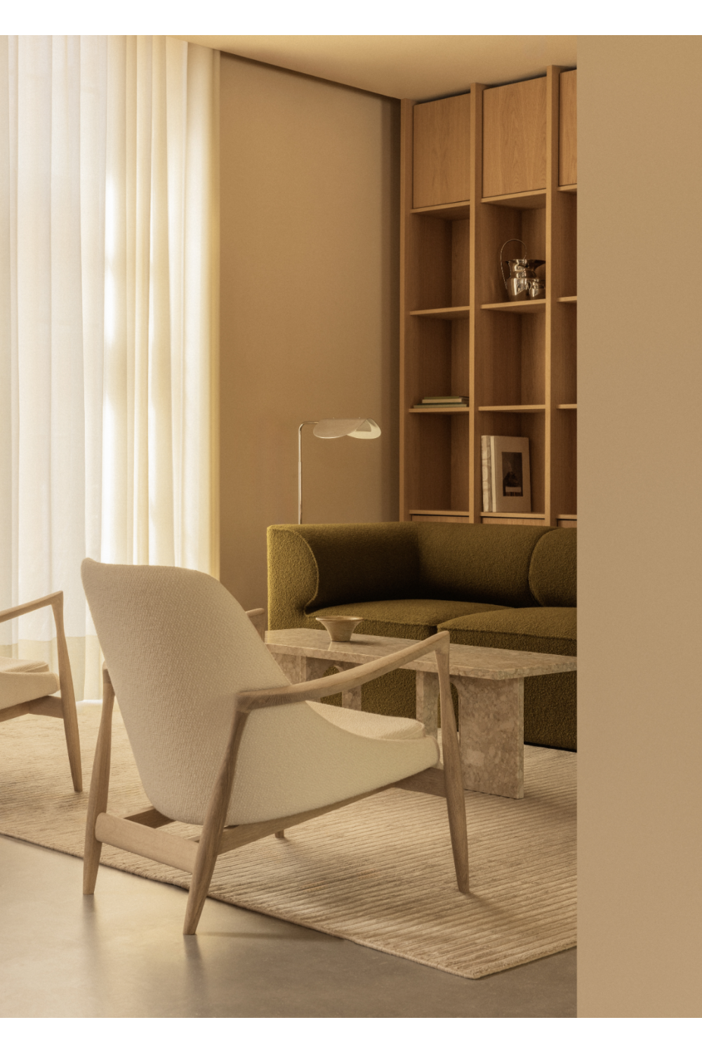 Sleigh Back Lounge Chair | Oroa.com
