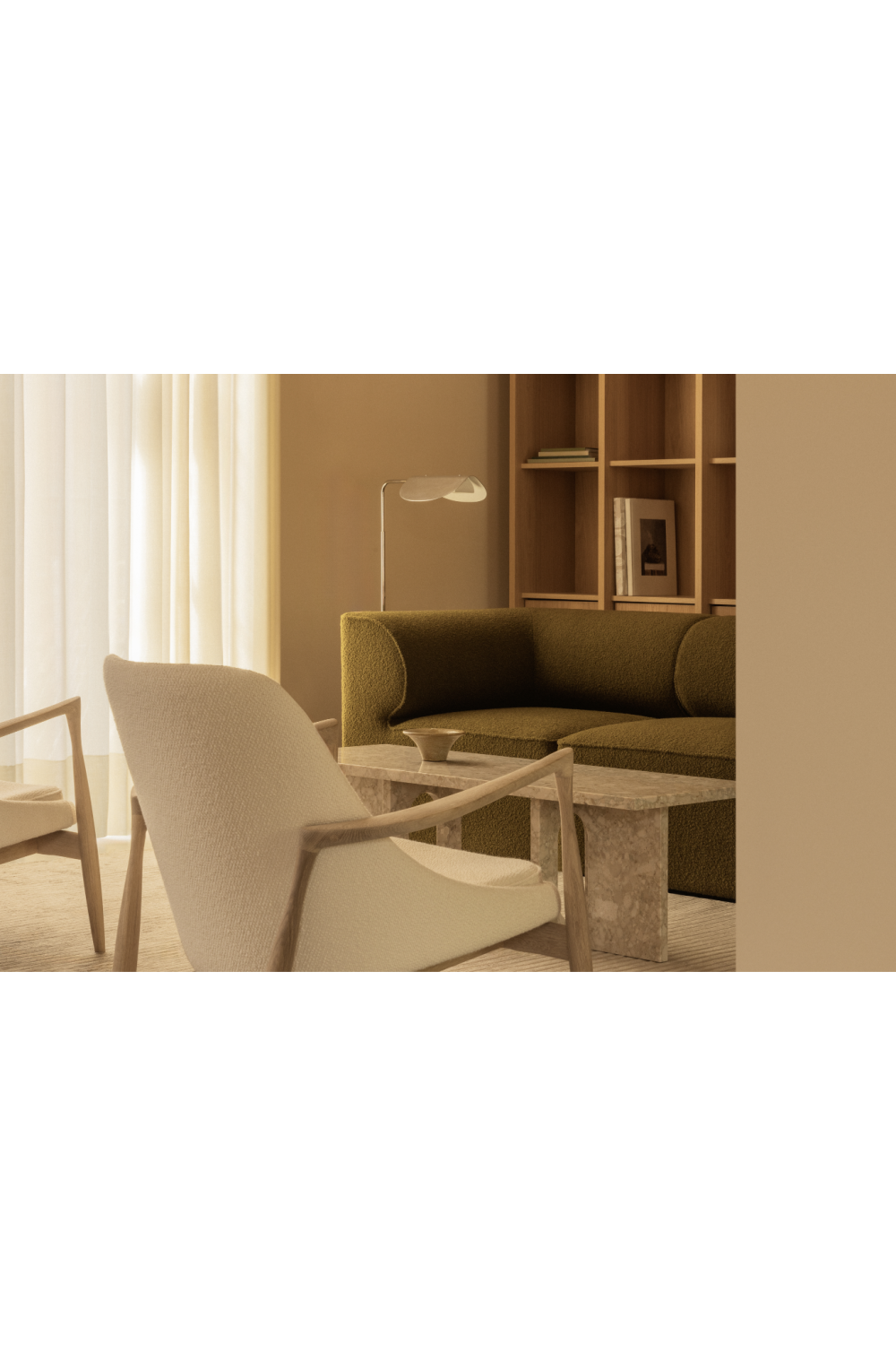 Sleigh Back Lounge Chair | Oroa.com