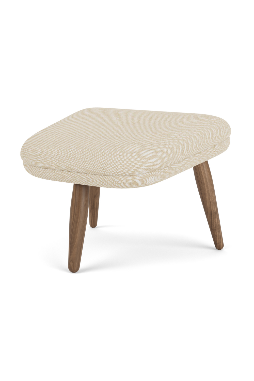 Wooden Leg Ottoman | Audo Copenhagen Oda | Oroa.com