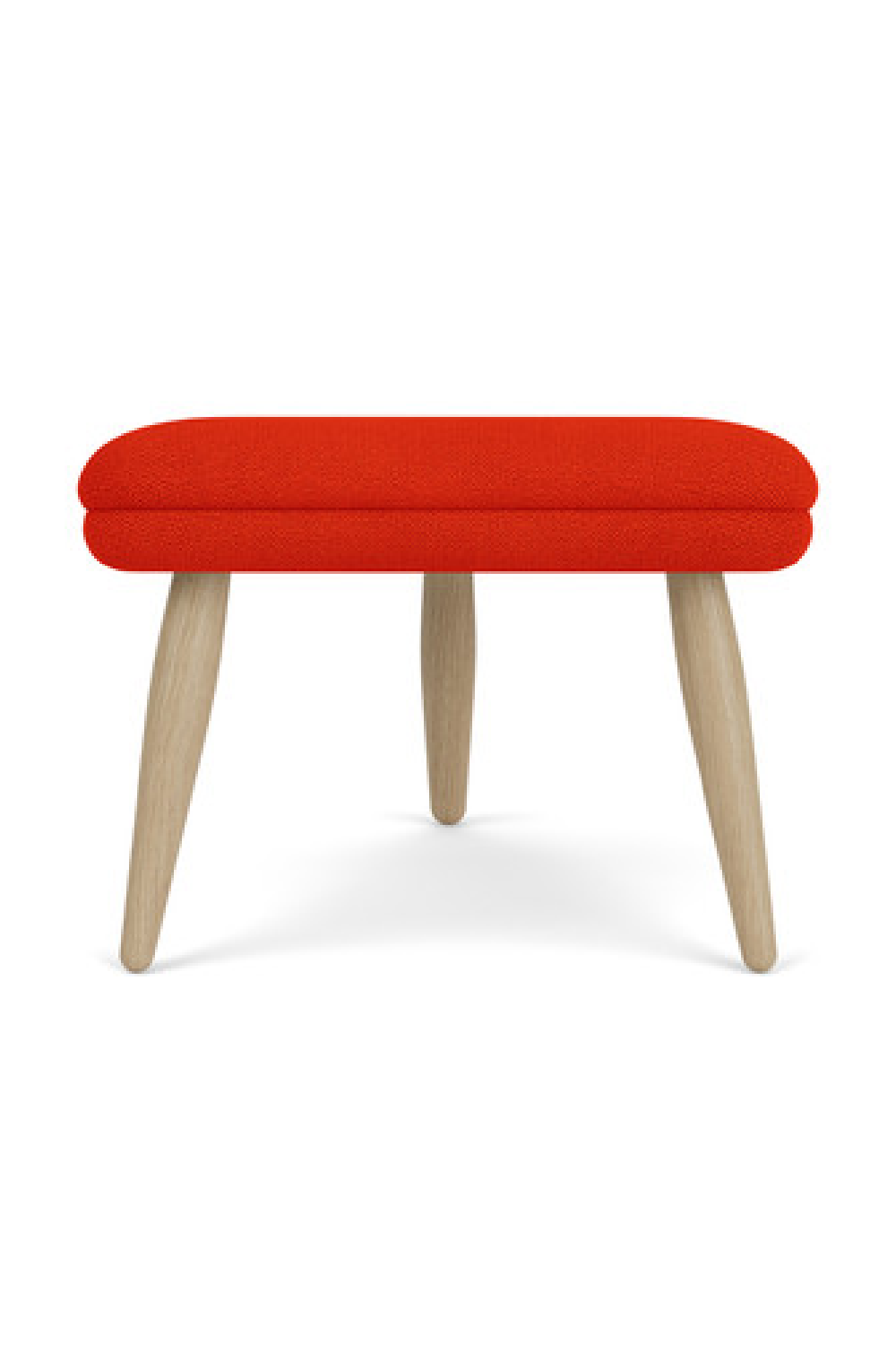 Wooden Leg Ottoman | Audo Copenhagen Oda | Oroa.com