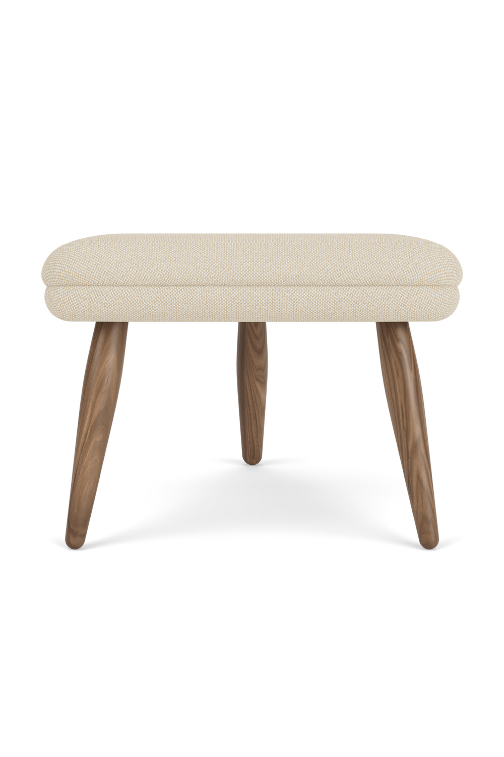 Wooden Leg Ottoman | Audo Copenhagen Oda | Oroa.com