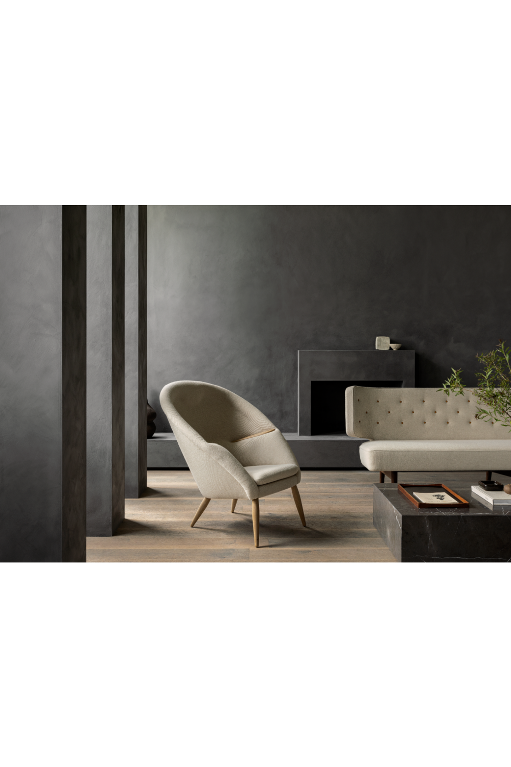 Button-Tufted 2-Seater Sofa | Audo Copenhagen Radiohus | Oroa.com