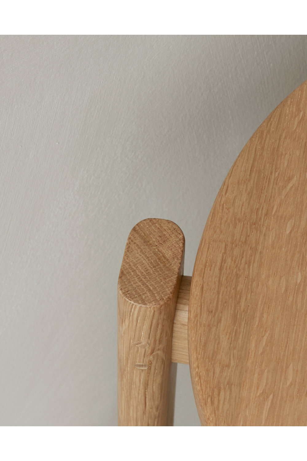 Round Wooden Stool | Audo Copenhagen Passage | Oroa.com