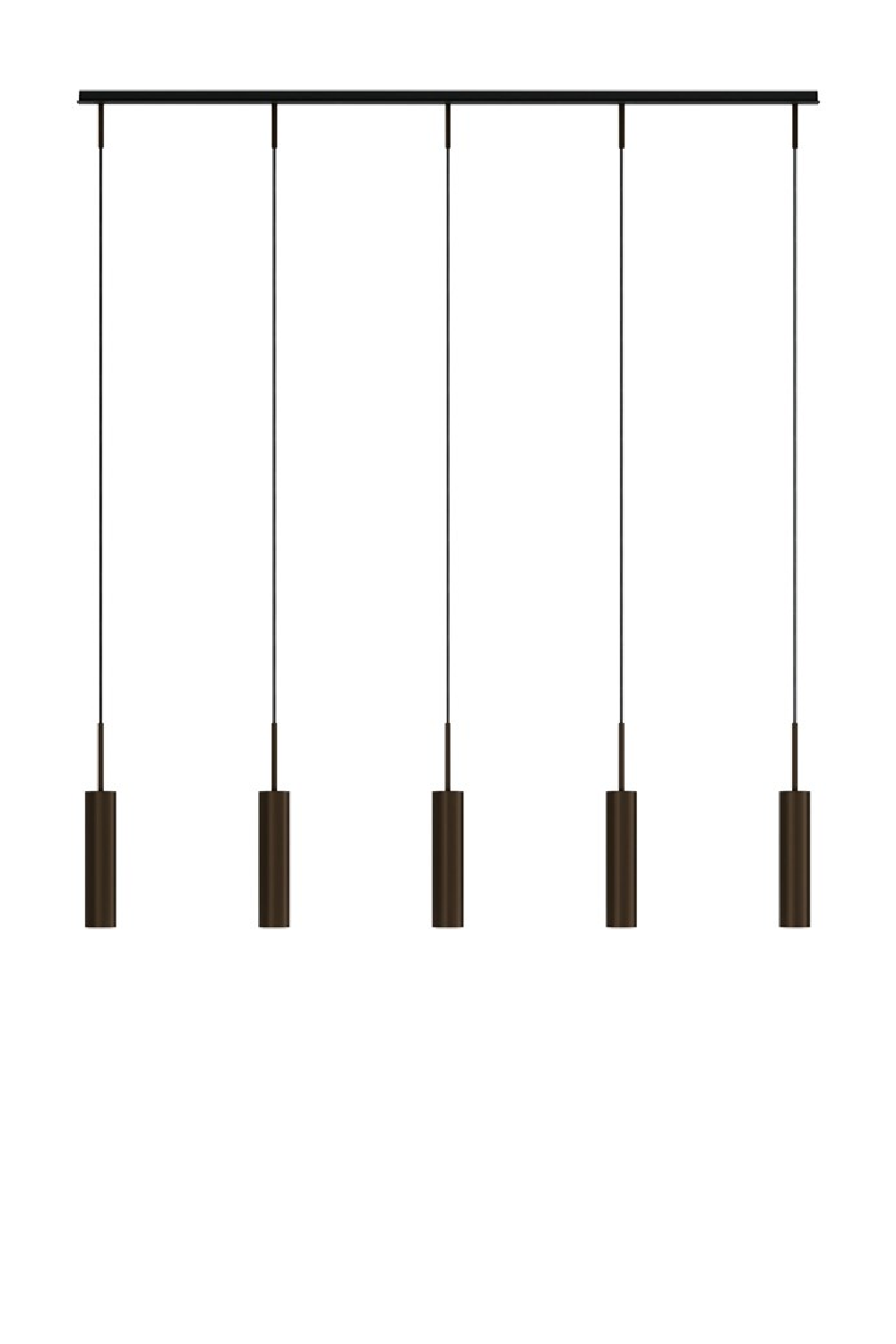 Bronzed Tube Rail Pendant Lamp | Audo Copenhagen Tubulaire | Oroa.com