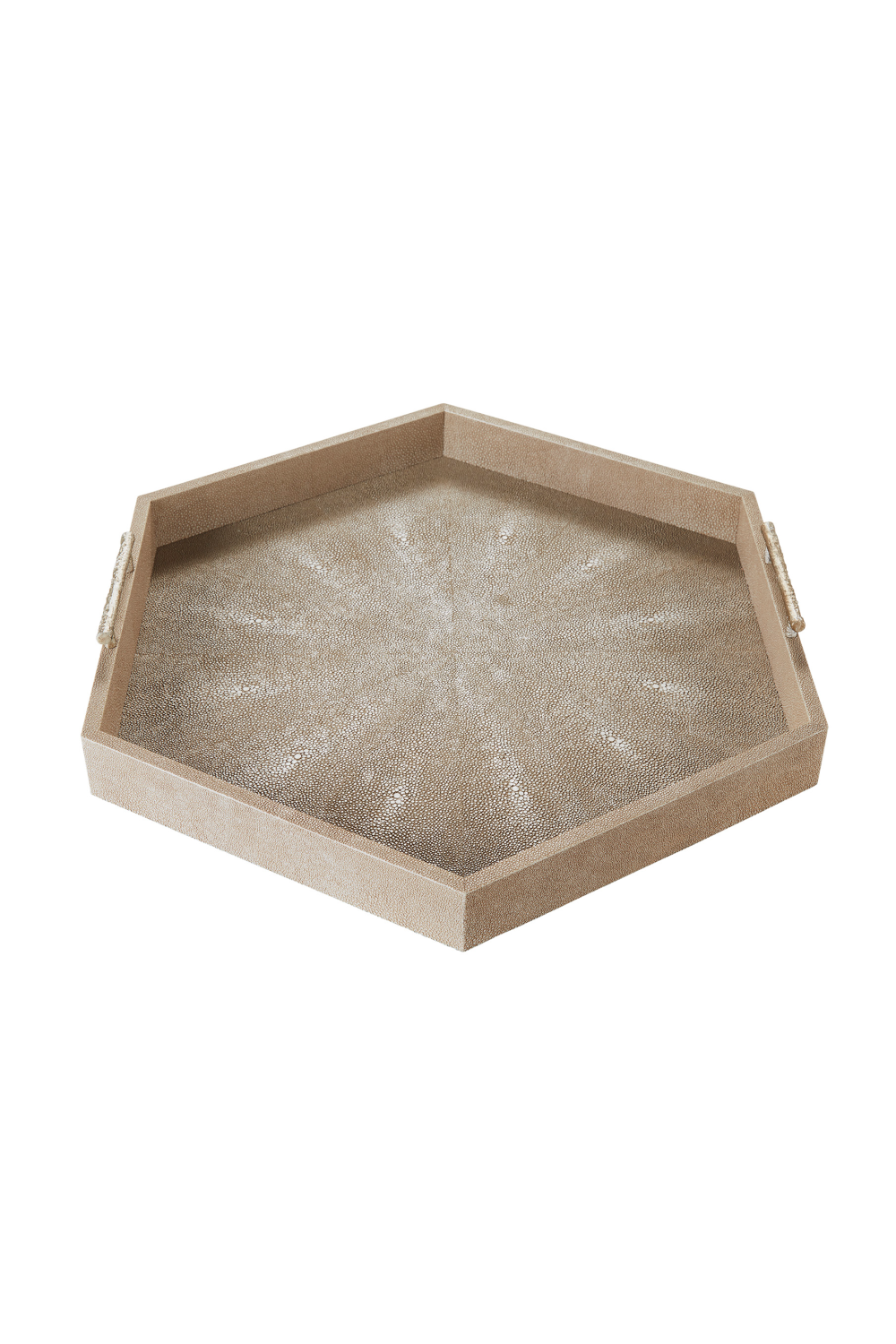 Shagreen Hexagonal Tray | Andrew Martin Cosima | Oroa.com