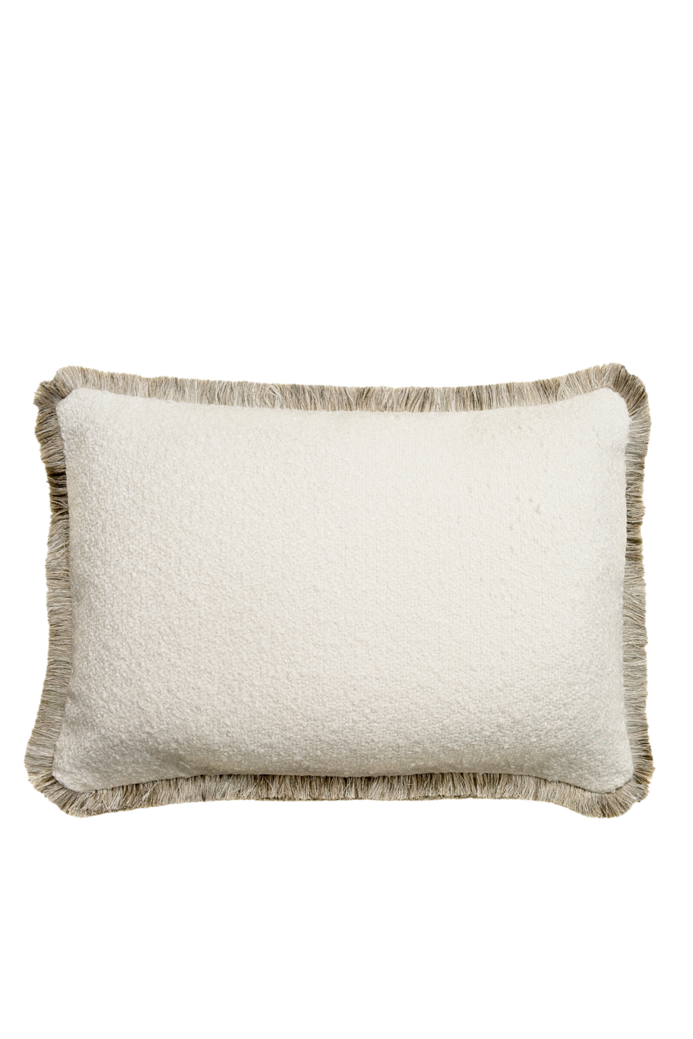 Boucle Fringed Rectangular Cushion | Andrew Martin Huntsman | Oroa.com