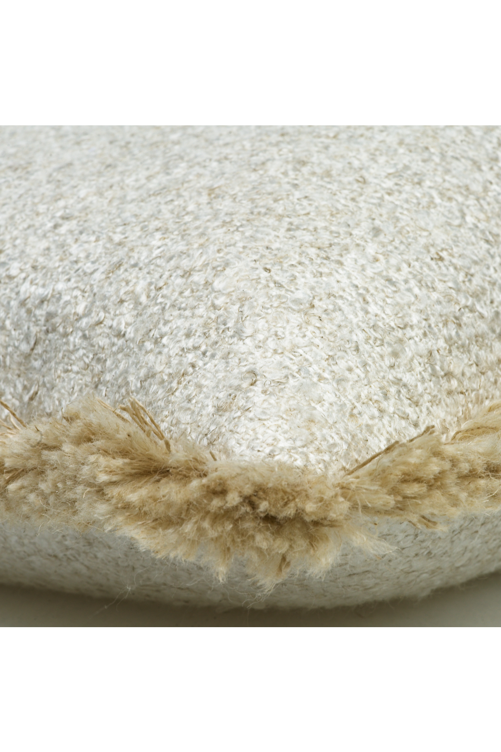 Boucle Fringed Rectangular Cushion | Andrew Martin Huntsman | Oroa.com