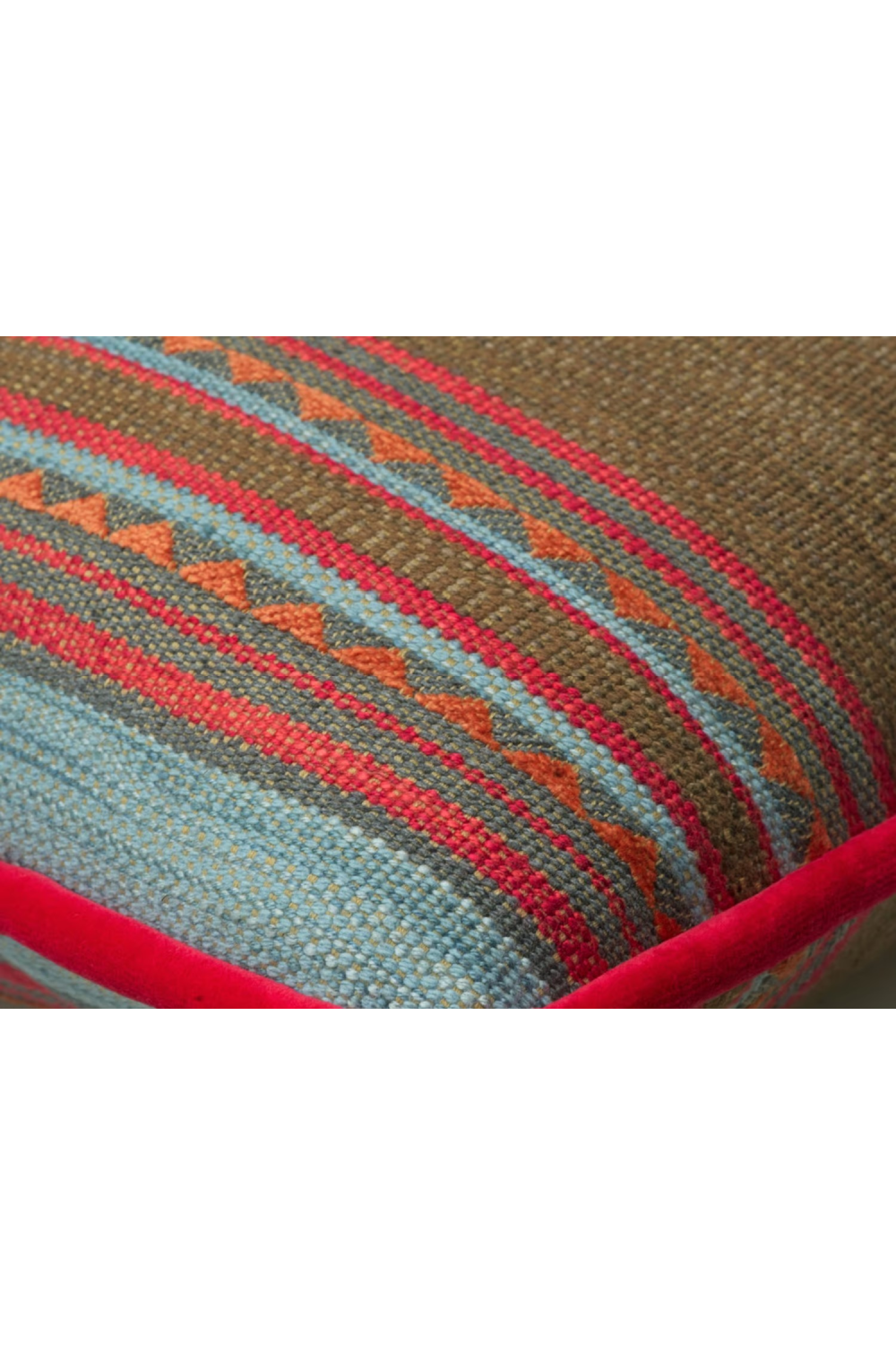 Triangular Motif Rectangle Cushion | Andrew Martin Las Salinas | Oroa.com