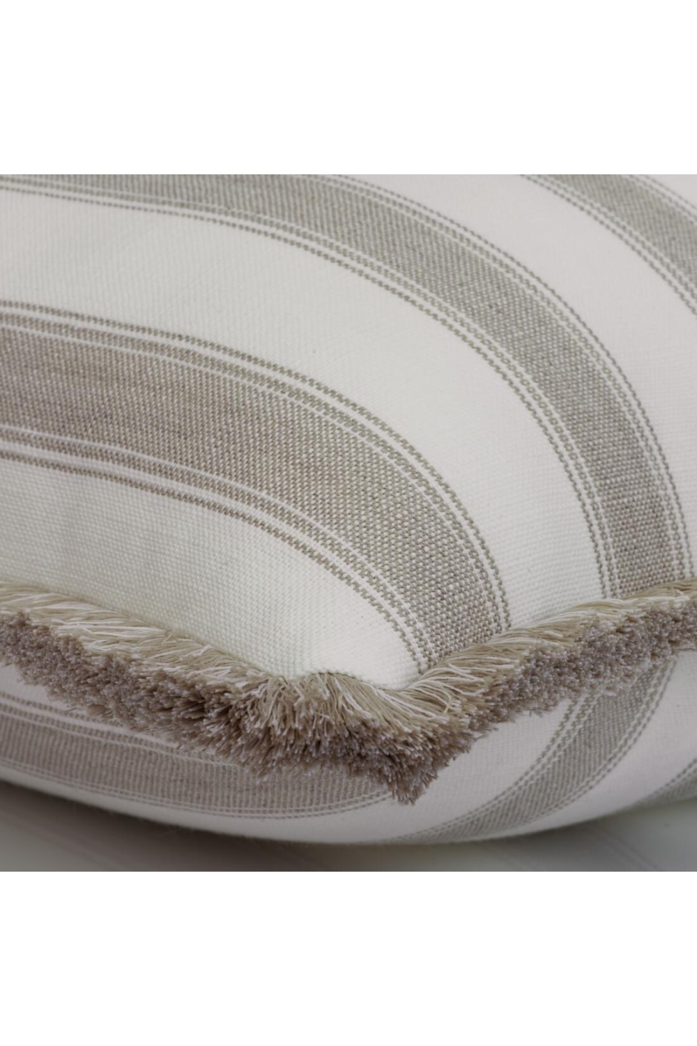 Trimmed Stripe Outdoor Cushion | Andrew Martin Tote | Oroa.com