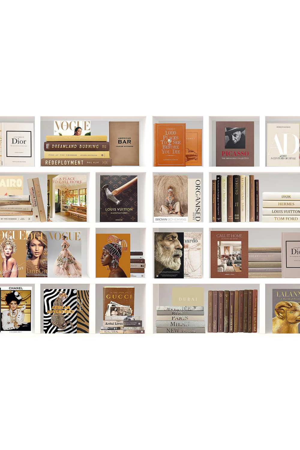 Iconic Fashion Books Plexiglass Artwork | Andrew Martin Fashion Beauty | Oroa.com